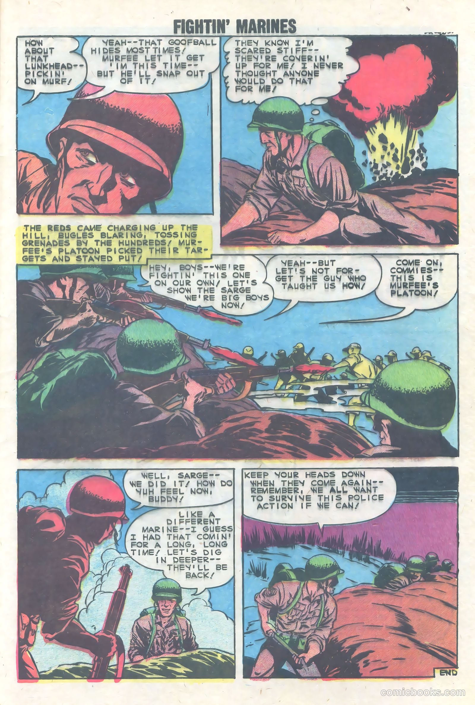 Fightin' Marines #30 — page 33 of 36