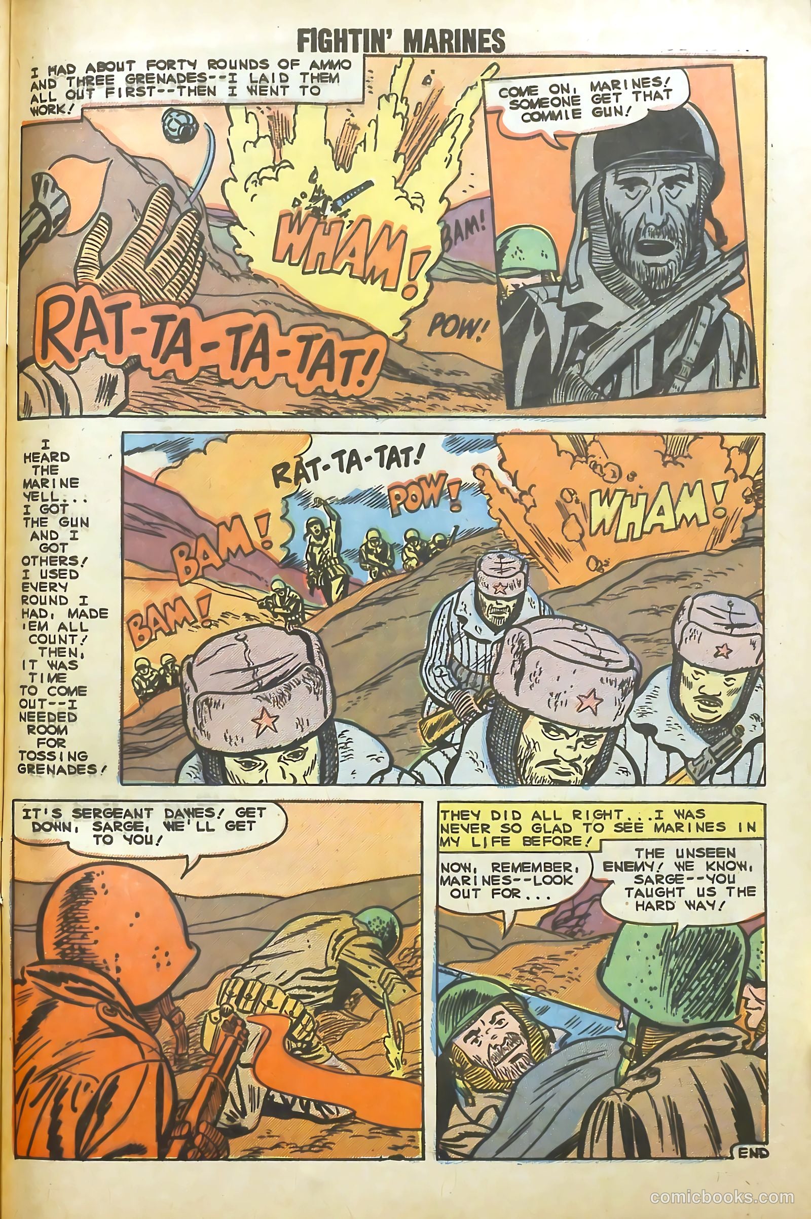 Fightin' Marines #32 — page 33 of 36