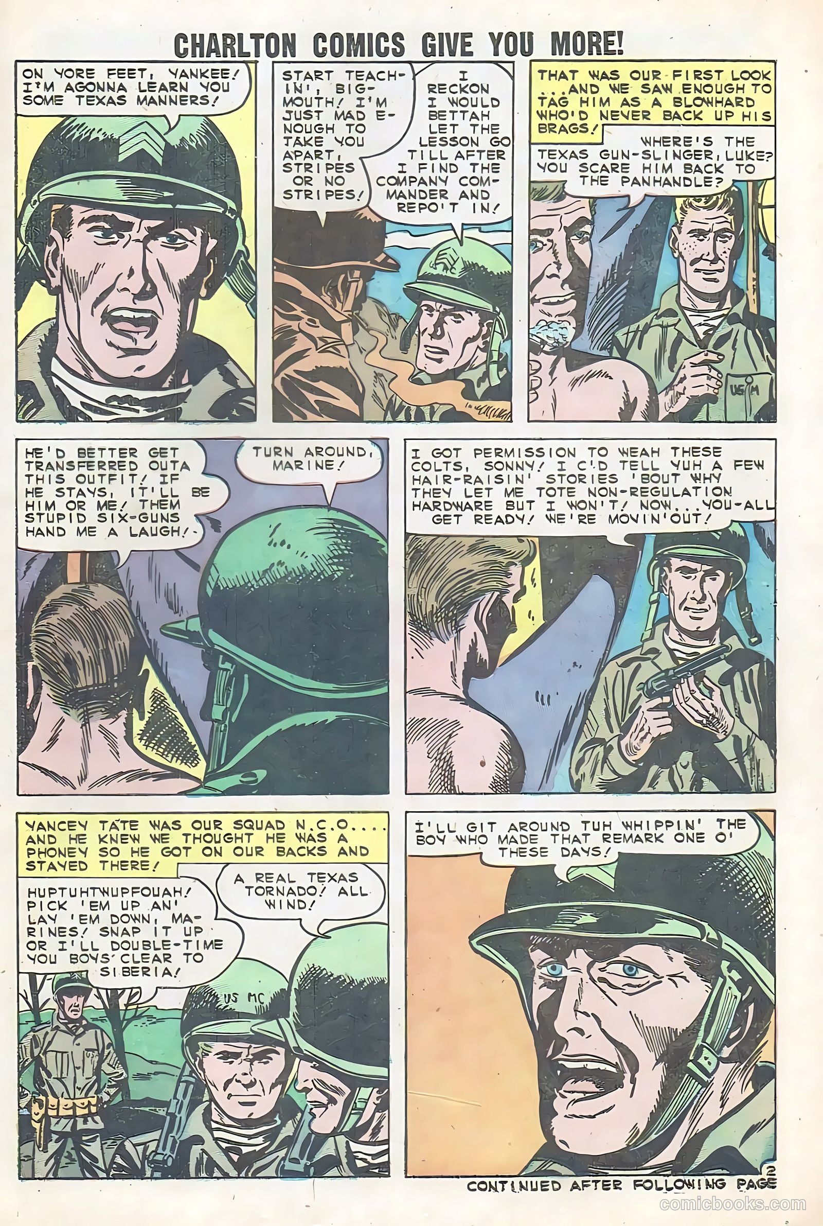 Fightin' Marines #34 — page 21 of 36