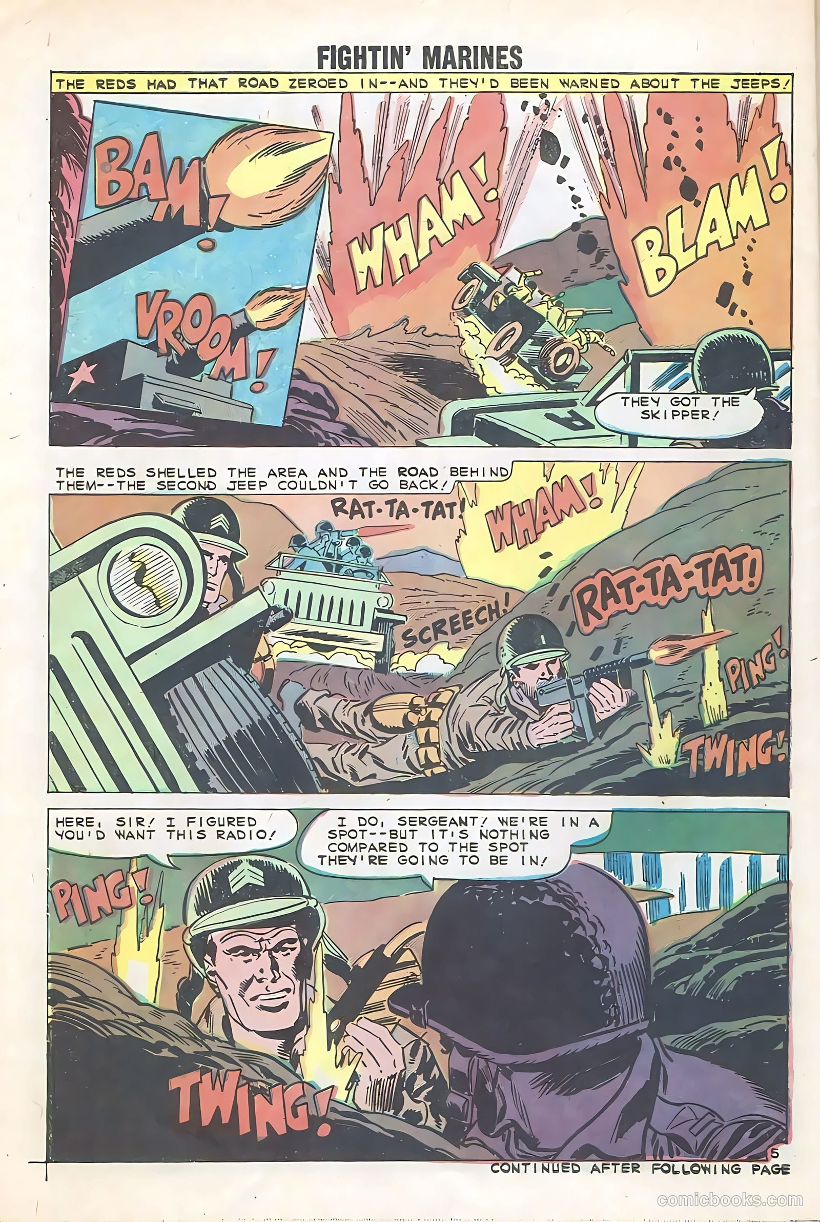 Fightin' Marines #34 — page 30 of 36