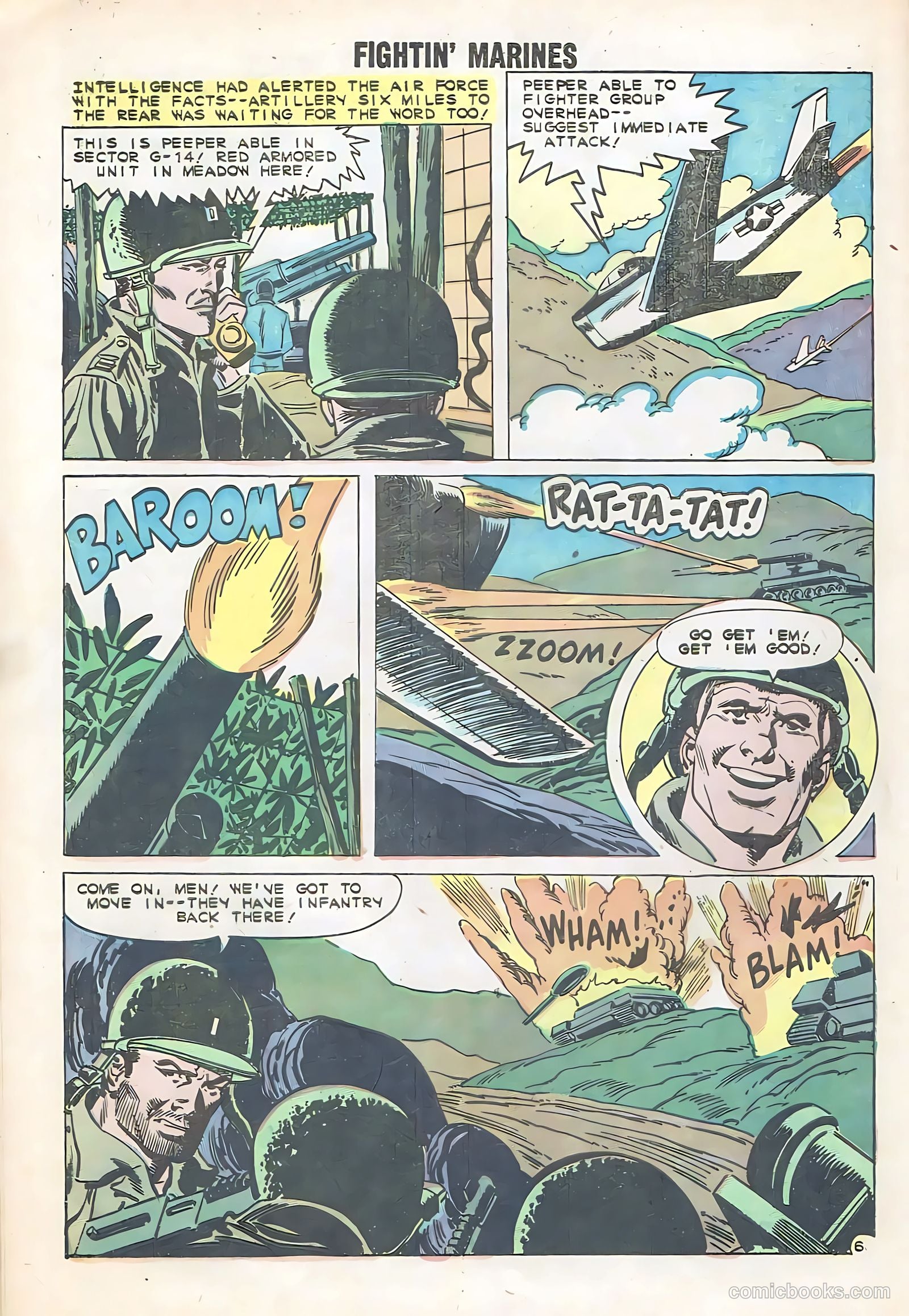 Fightin' Marines #34 — page 32 of 36