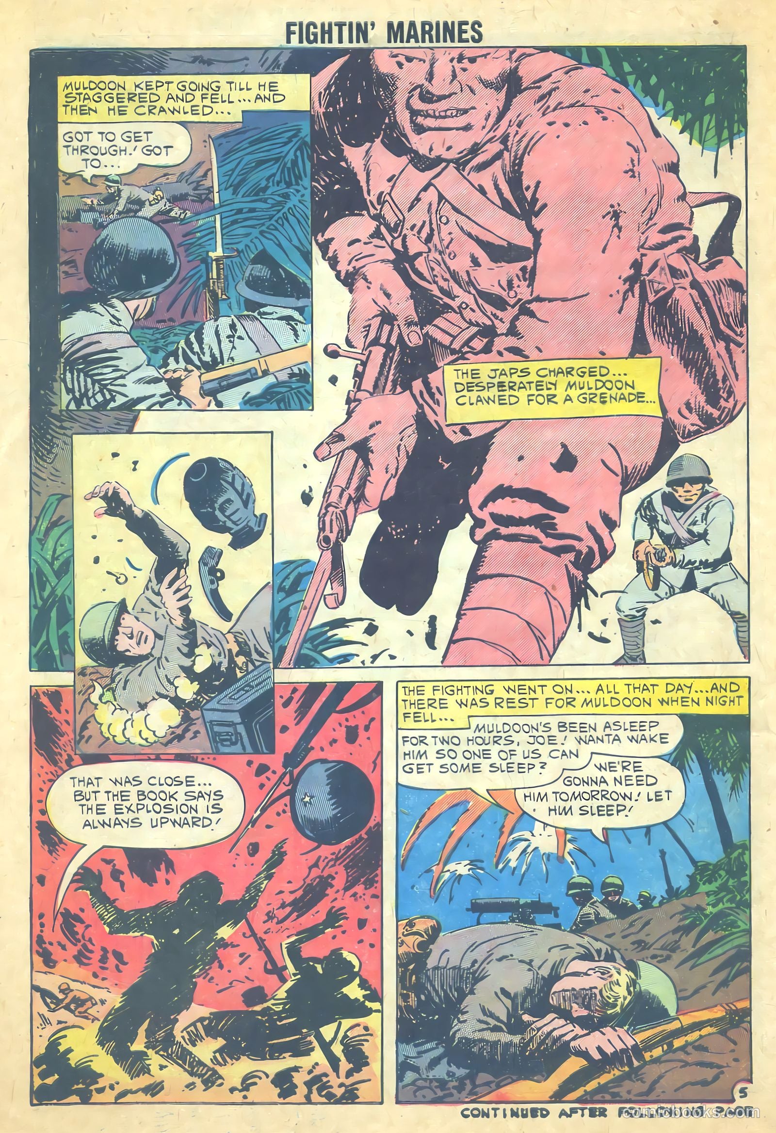 Fightin' Marines #38 — page 30 of 36