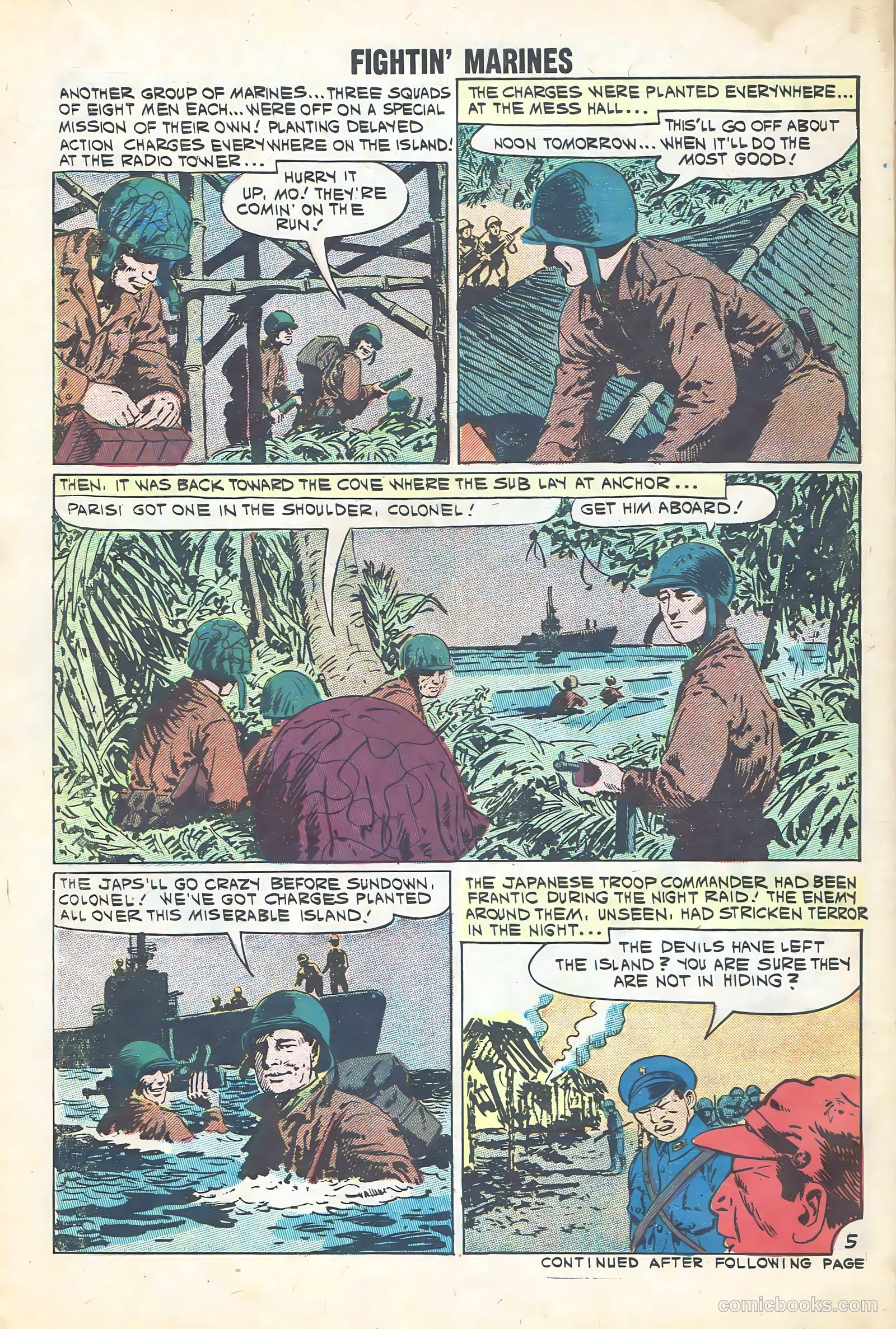 Fightin' Marines #40 — page 30 of 36