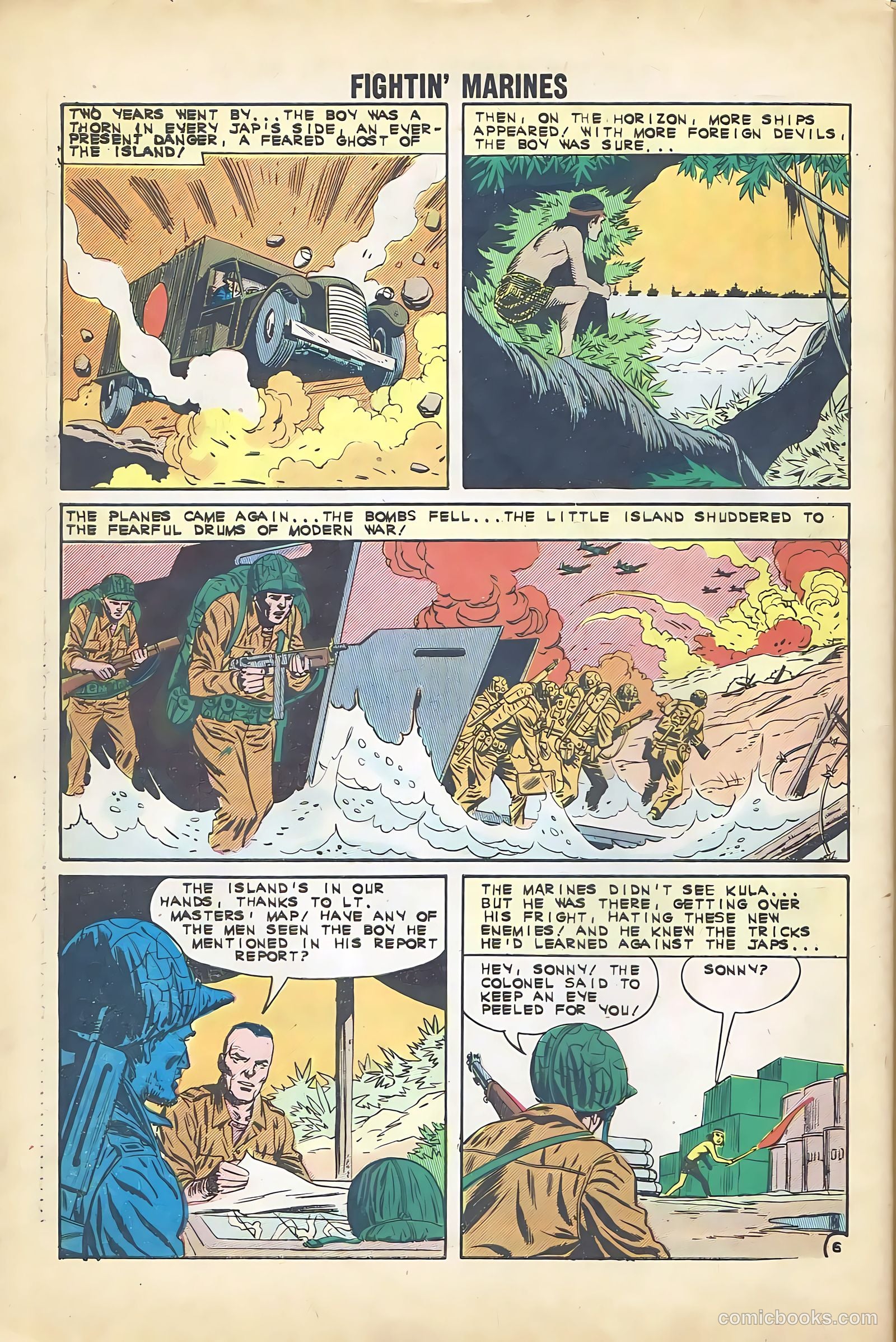 Fightin' Marines #47 — page 32 of 36