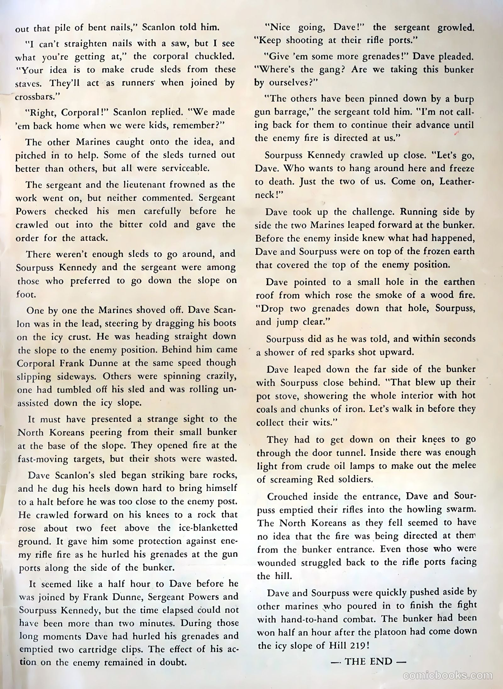 Fightin' Marines #5 — page 35 of 36