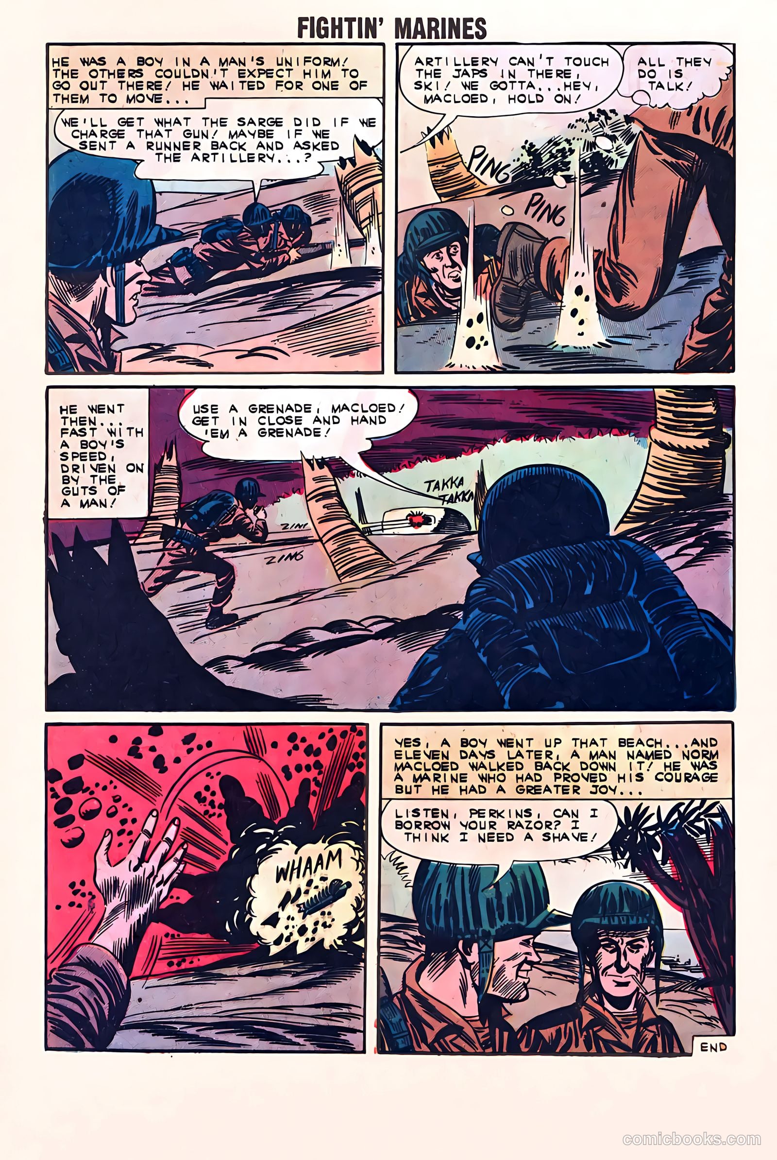 Fightin' Marines #50 — page 32 of 36