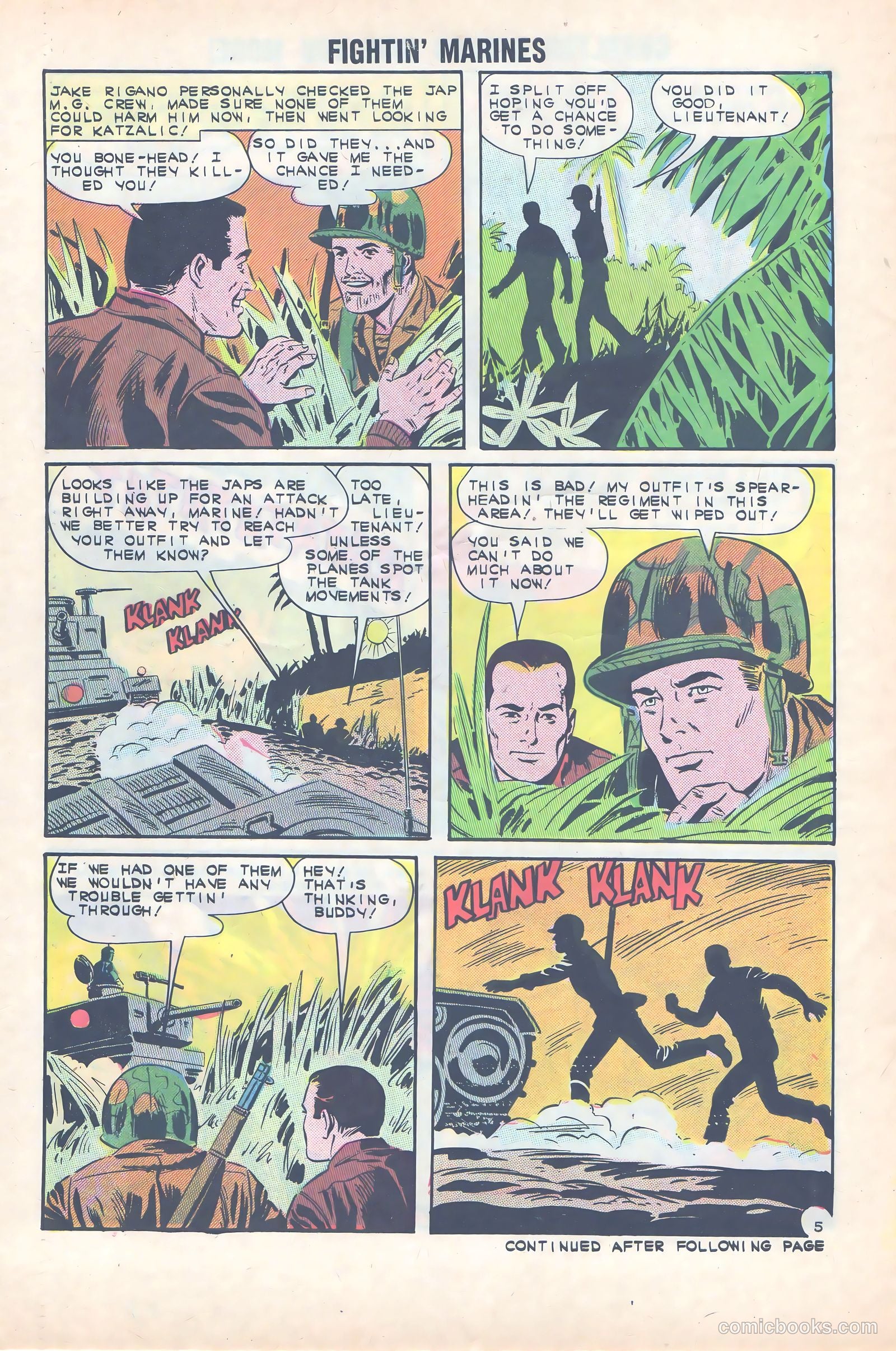 Fightin' Marines #51 — page 30 of 36