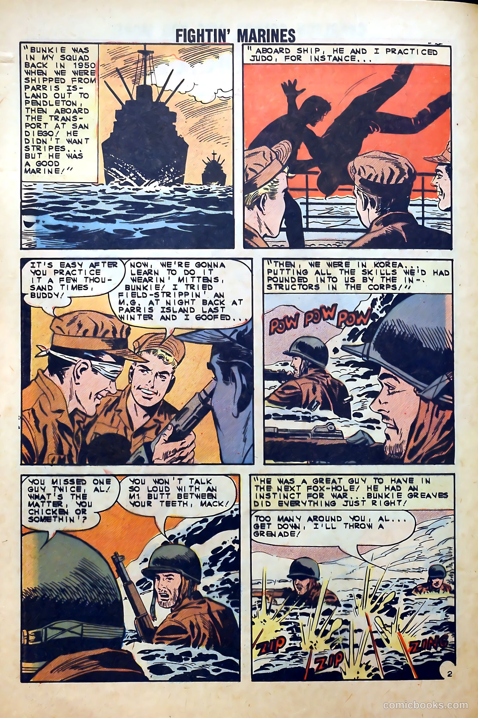 Fightin' Marines #53 — page 28 of 36