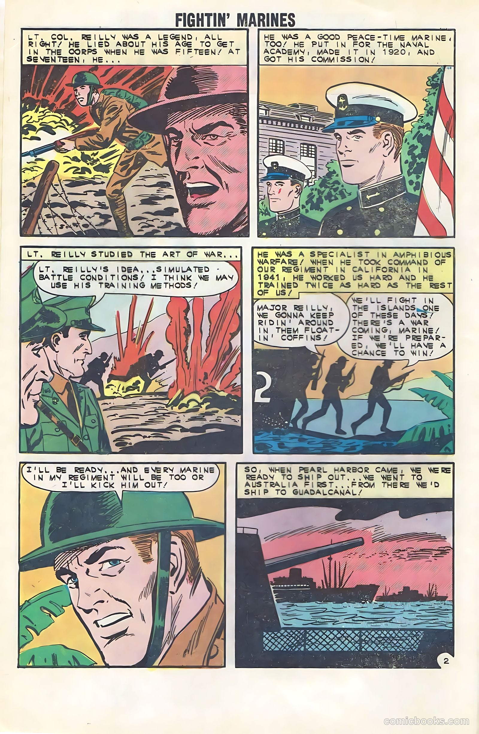 Fightin' Marines #54 — page 4 of 36