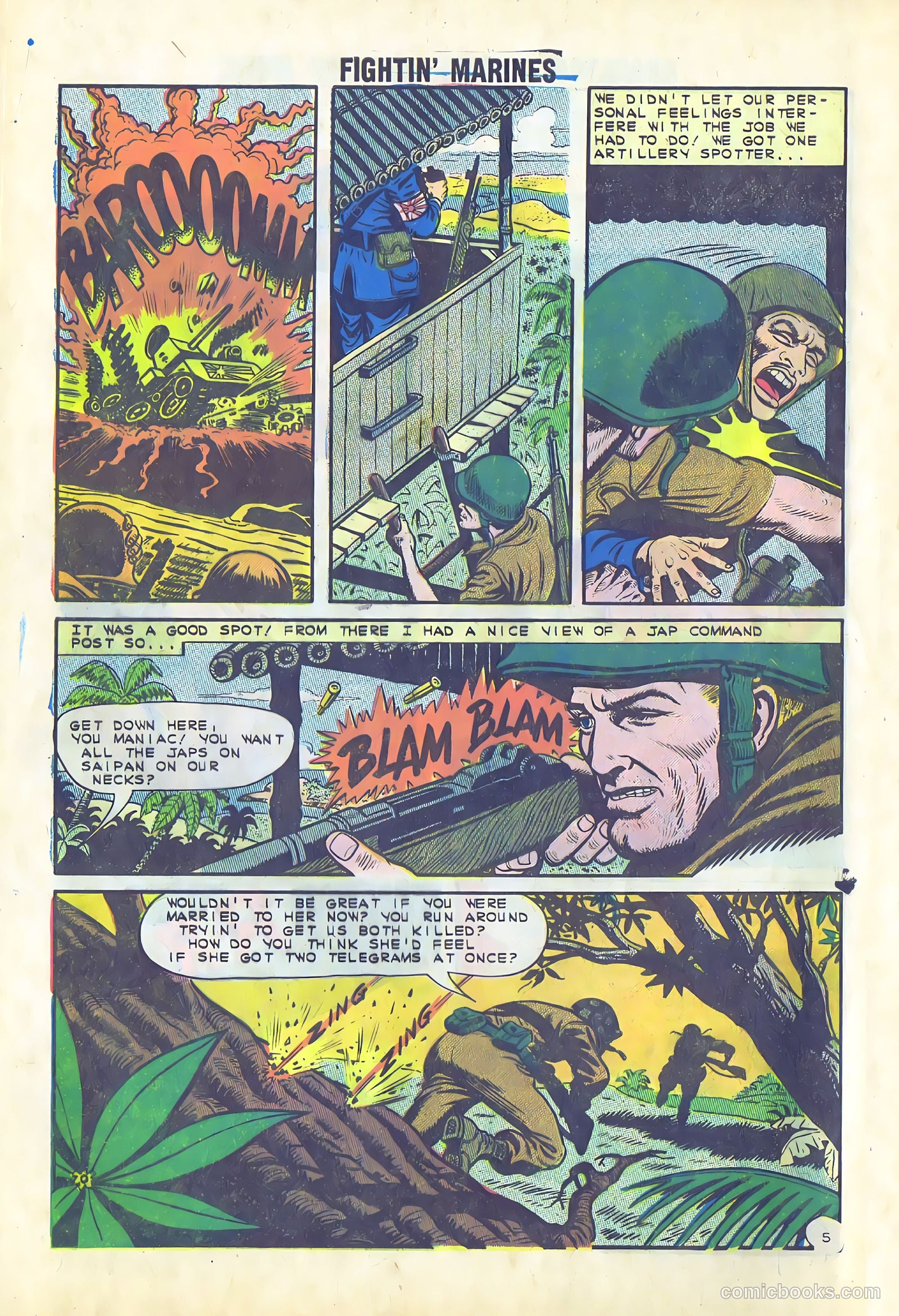 Fightin' Marines #55 — page 8 of 36