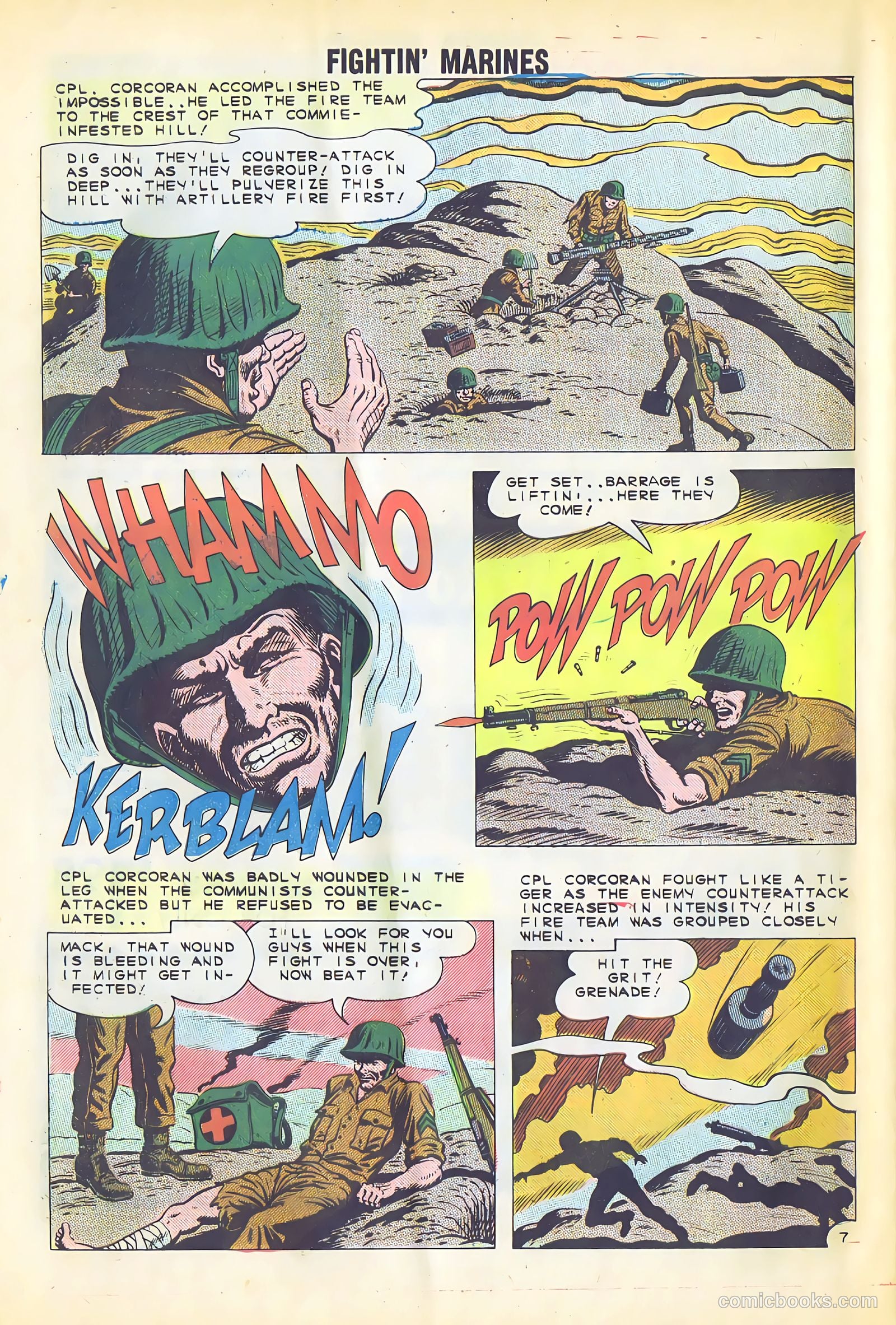 Fightin' Marines #59 — page 32 of 36