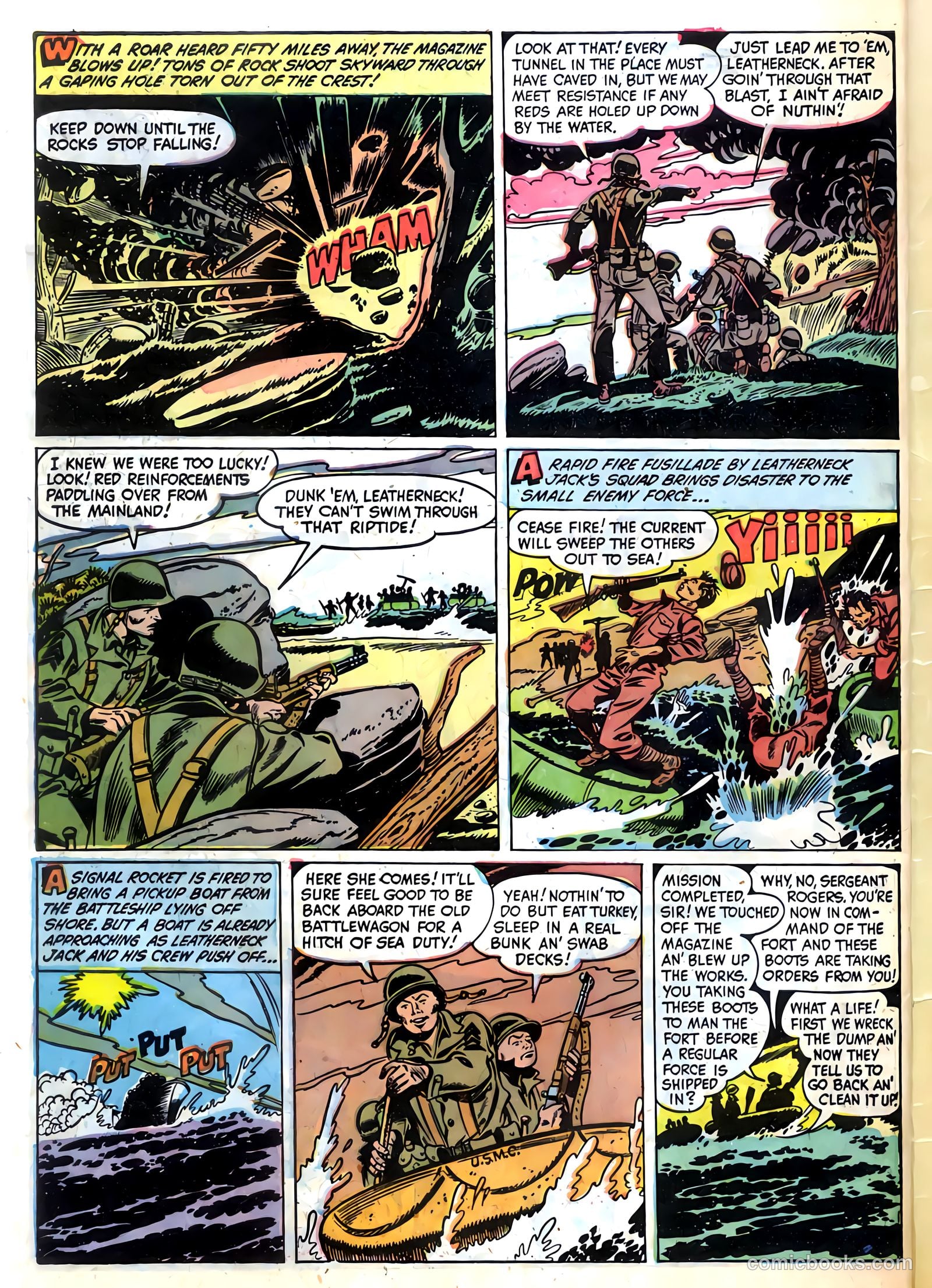 Fightin' Marines #6 — page 34 of 36