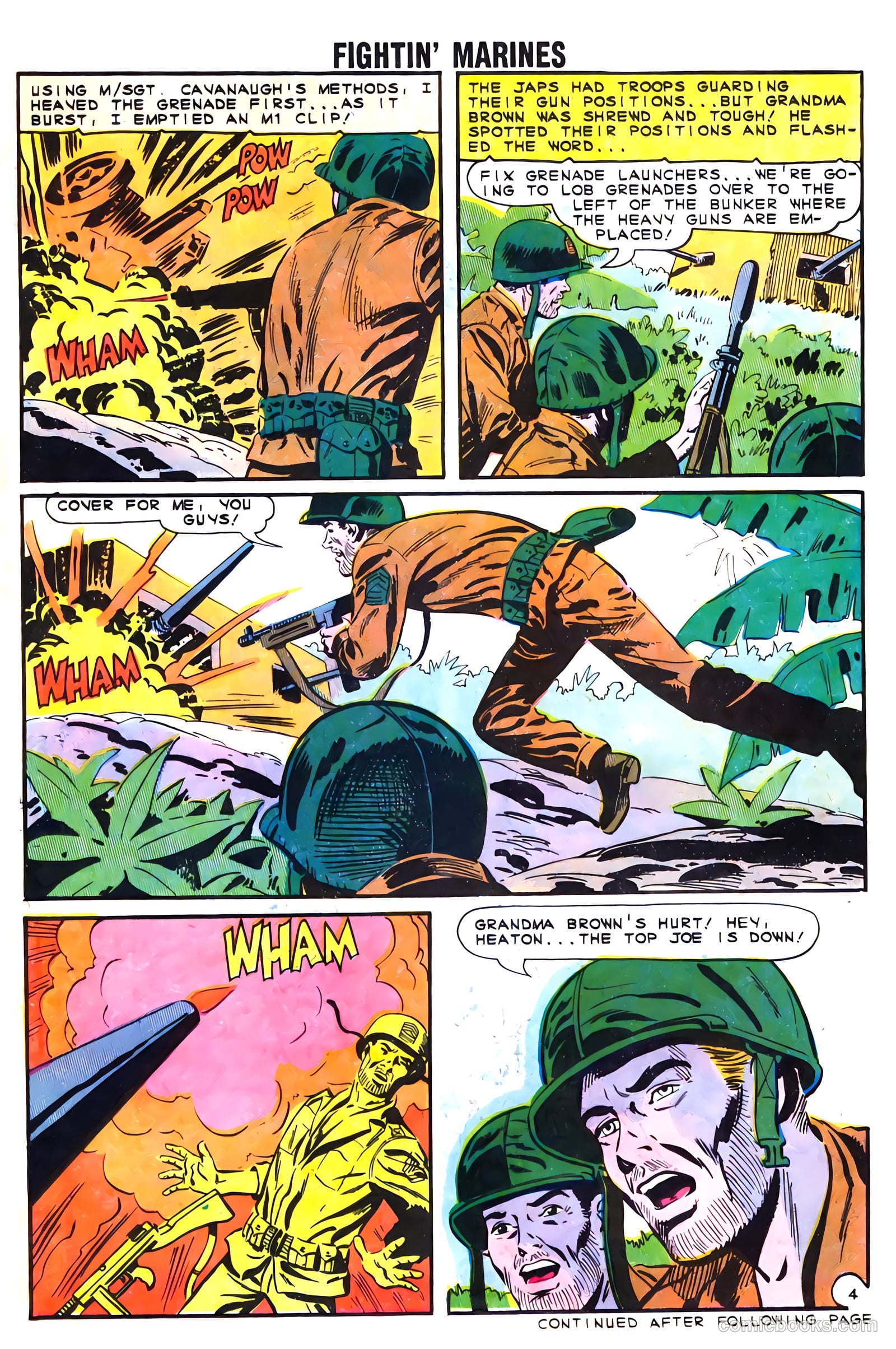 Fightin' Marines #61 — page 14 of 36