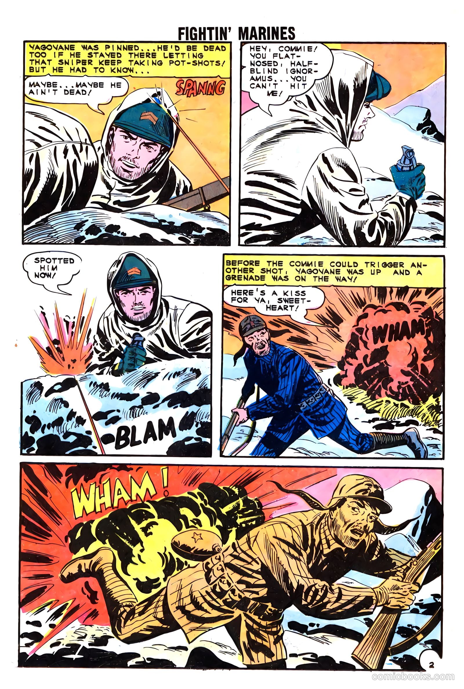 Fightin' Marines #61 — page 20 of 36