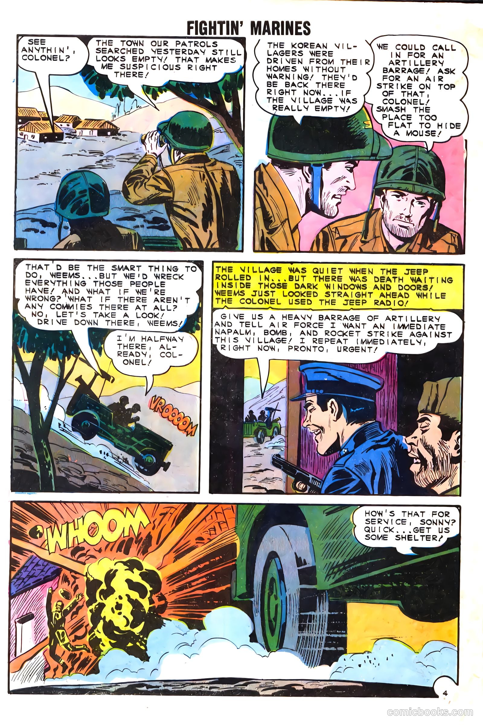 Fightin' Marines #61 — page 32 of 36