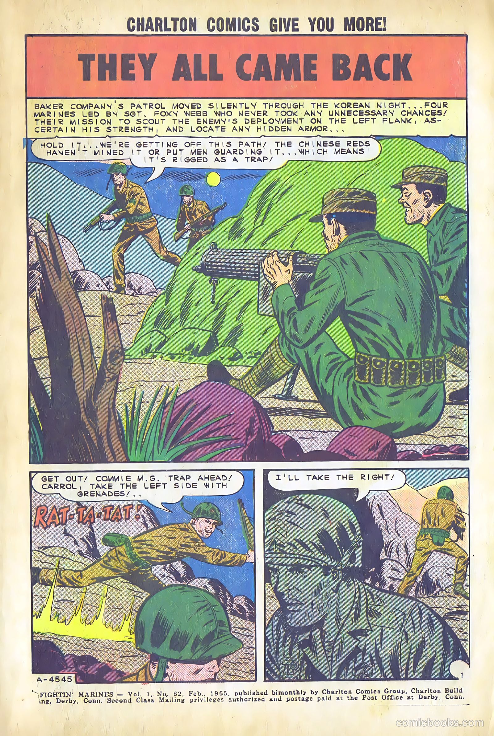 Fightin' Marines #62 — page 3 of 36