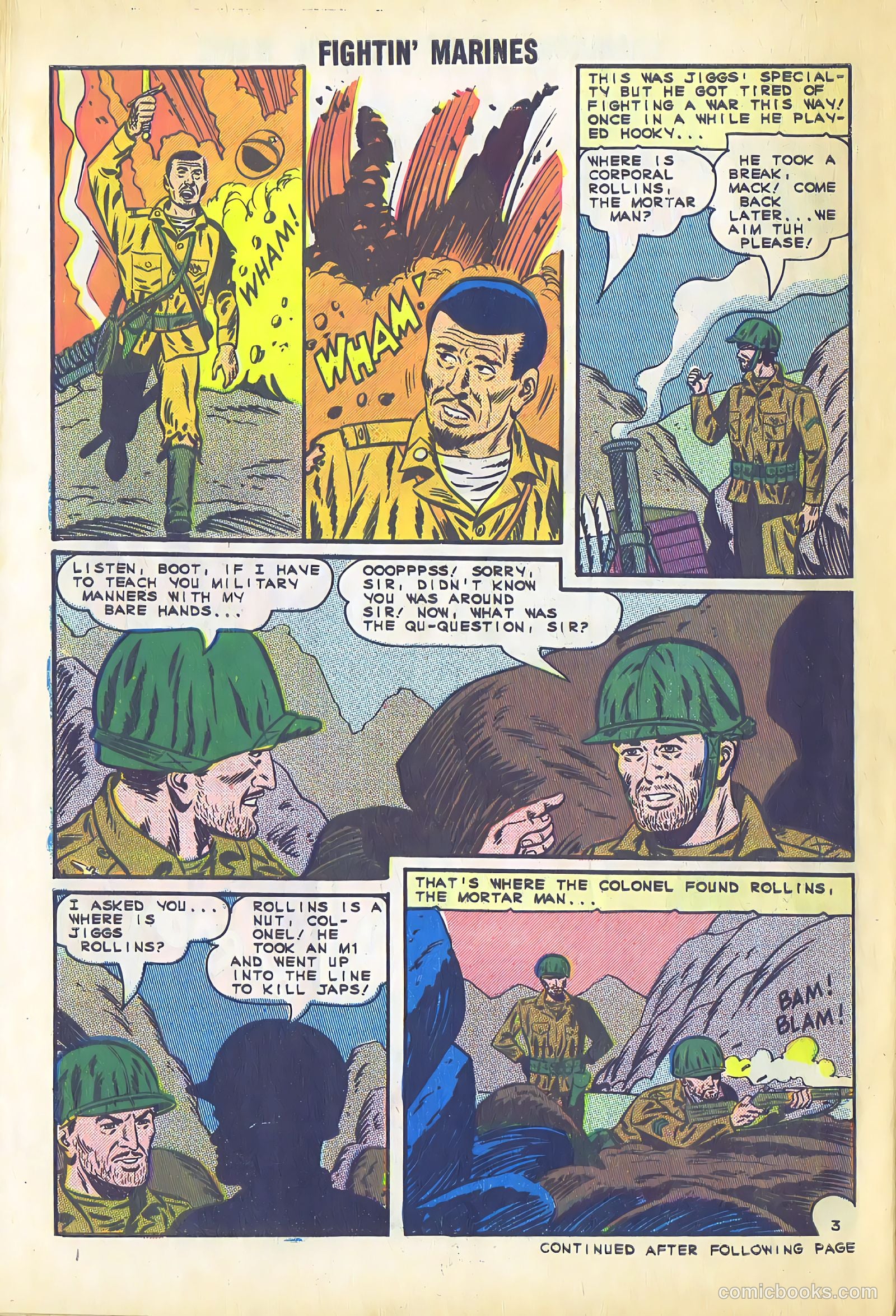 Fightin' Marines #62 — page 30 of 36