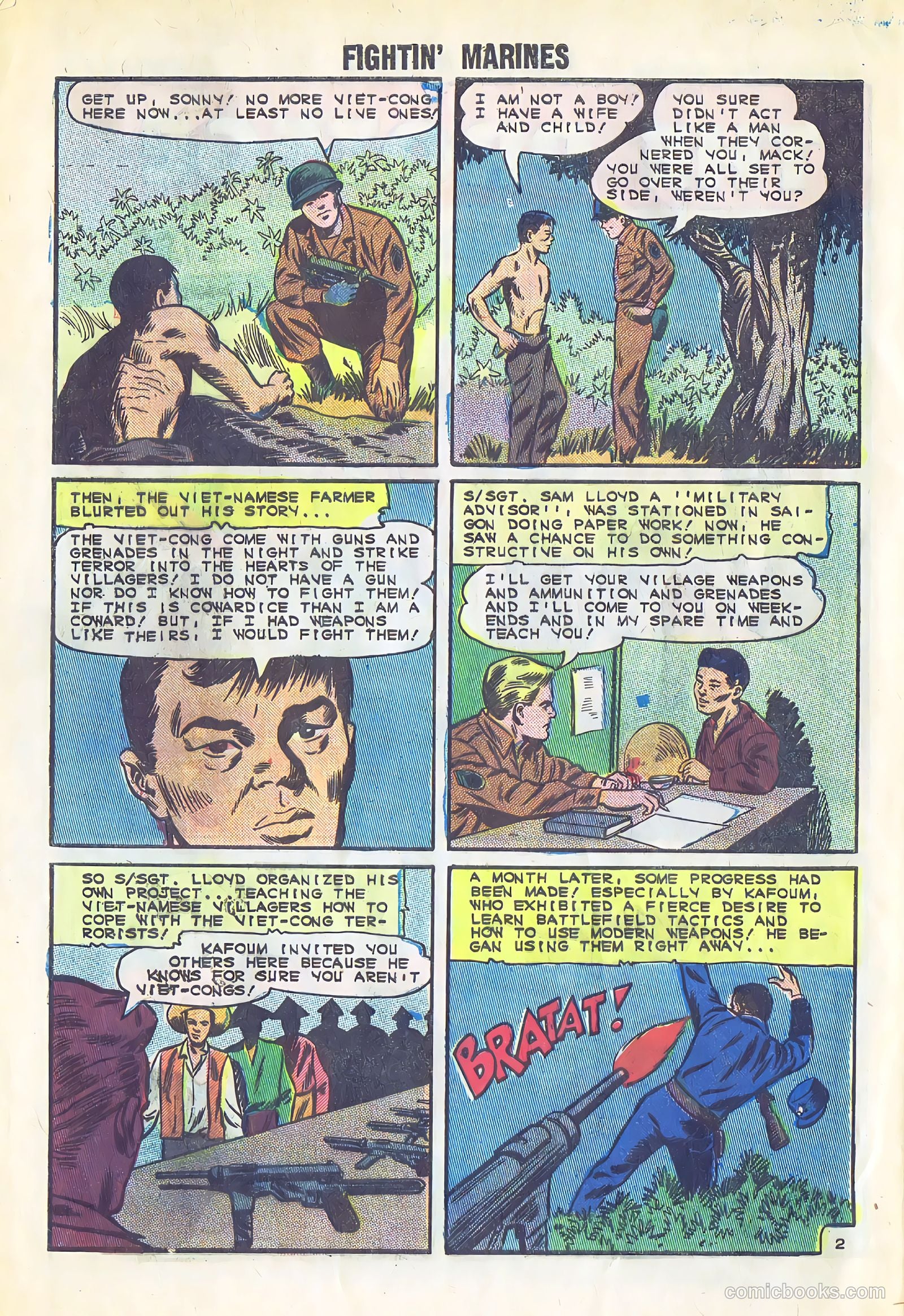Fightin' Marines #65 — page 32 of 36