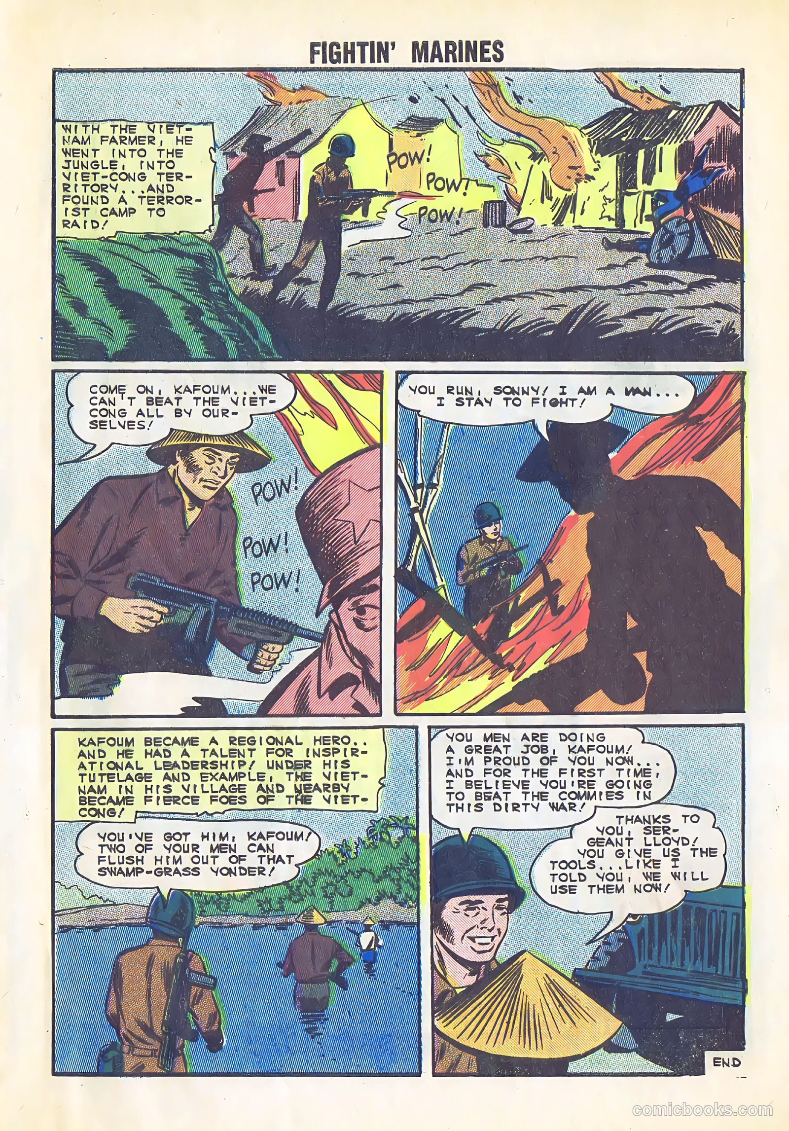 Fightin' Marines #65 — page 33 of 36