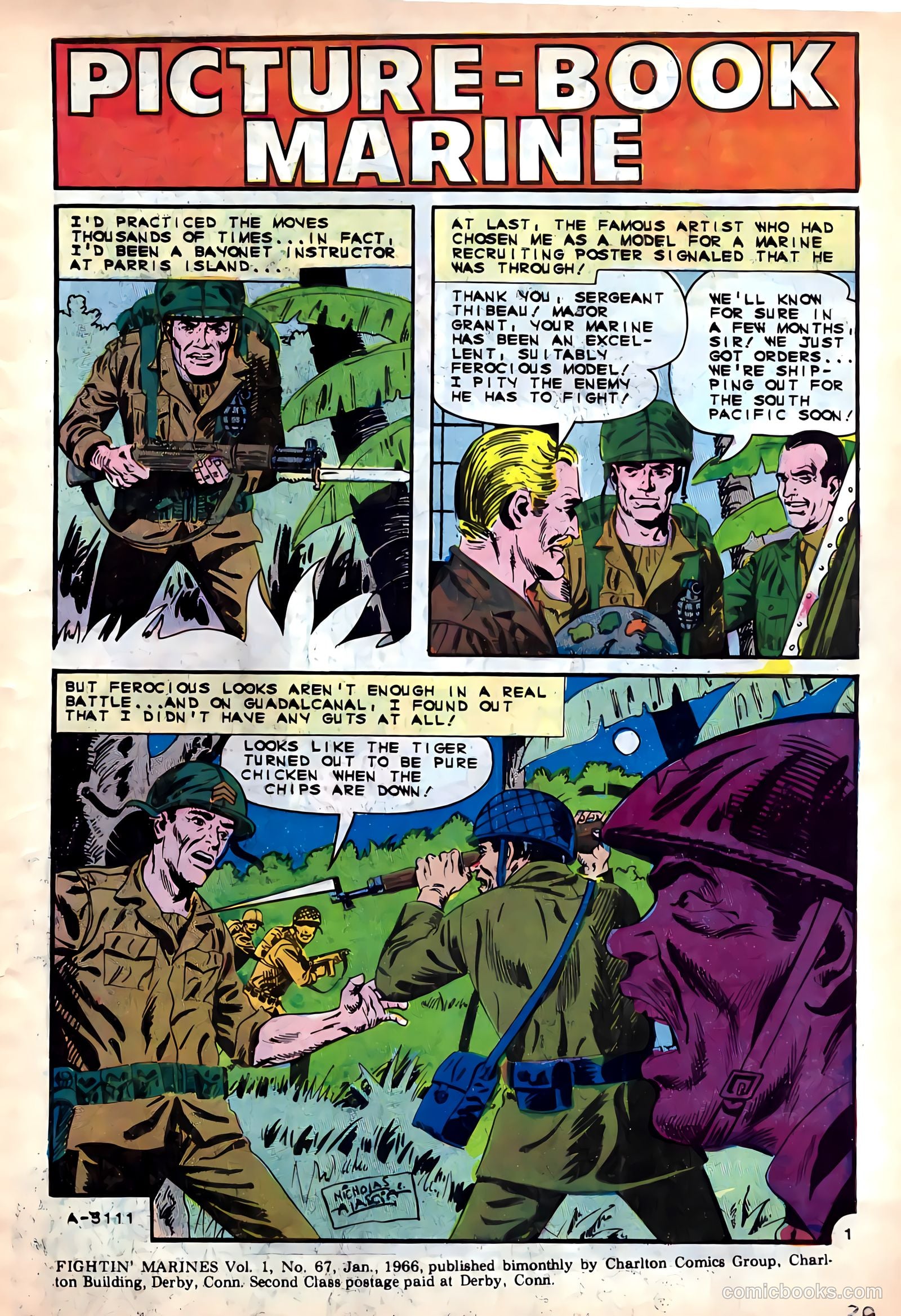 Fightin' Marines #67 — page 3 of 36