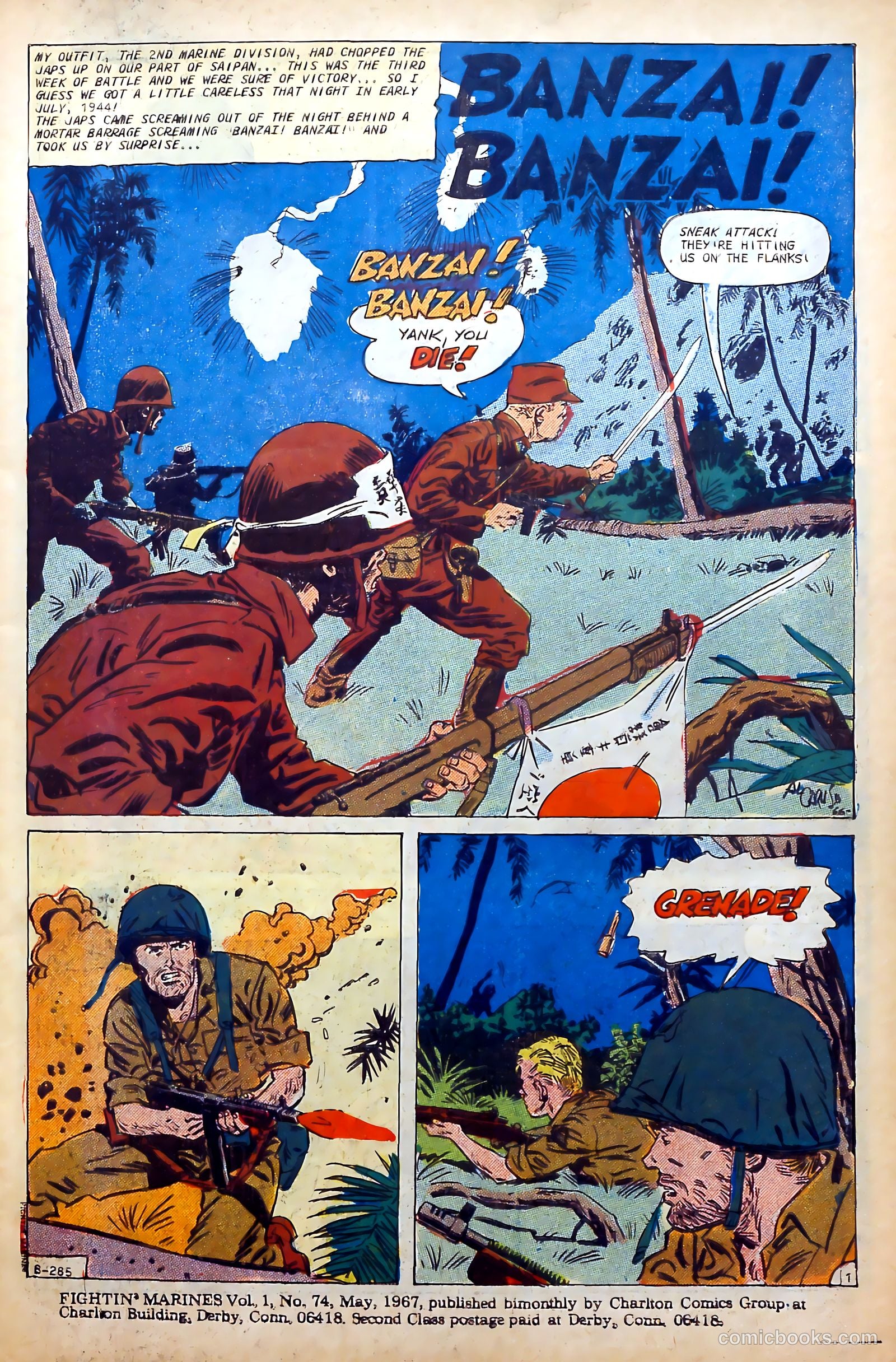 Fightin' Marines #74 — page 3 of 36