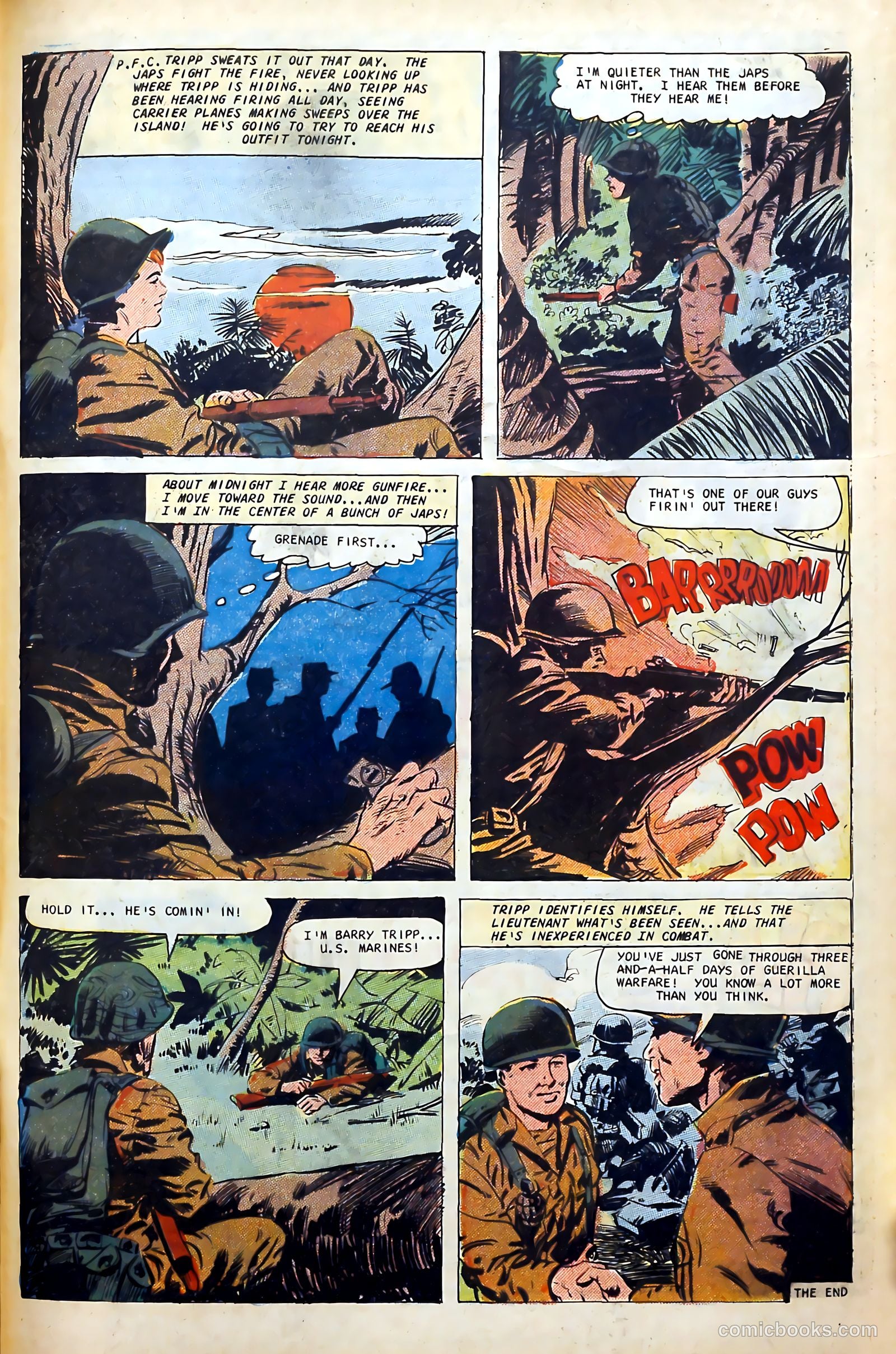 Fightin' Marines #74 — page 33 of 36