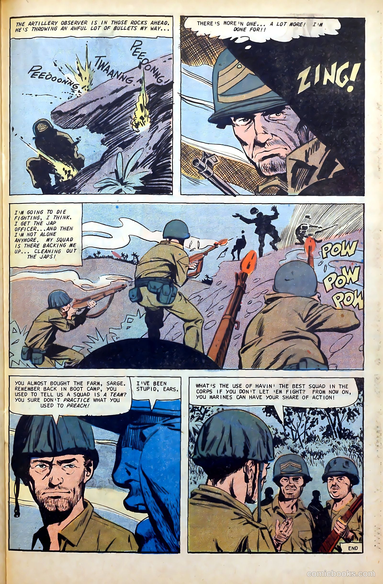 Fightin' Marines #75 — page 33 of 36