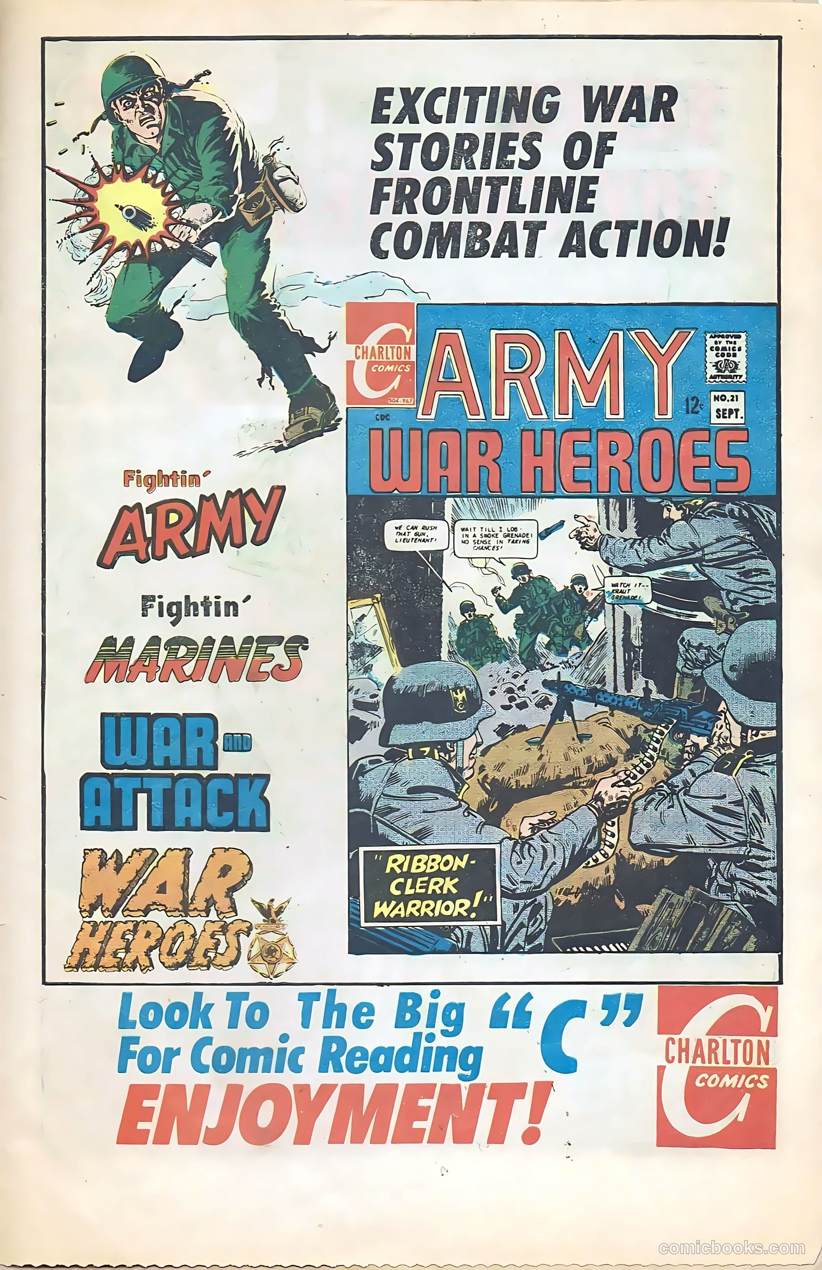 Fightin' Marines #76 — page 33 of 36
