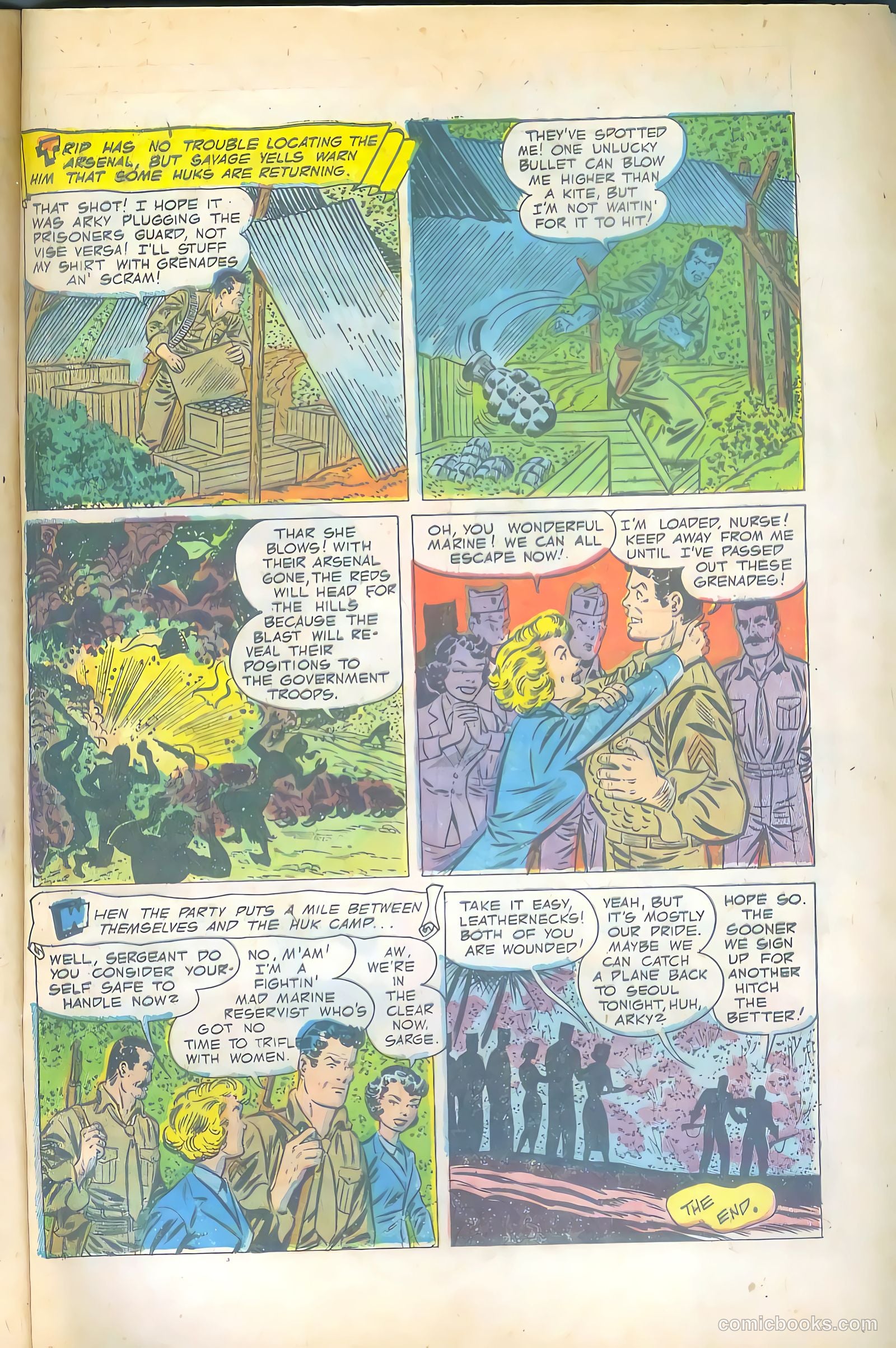Fightin' Marines #9 — page 33 of 36