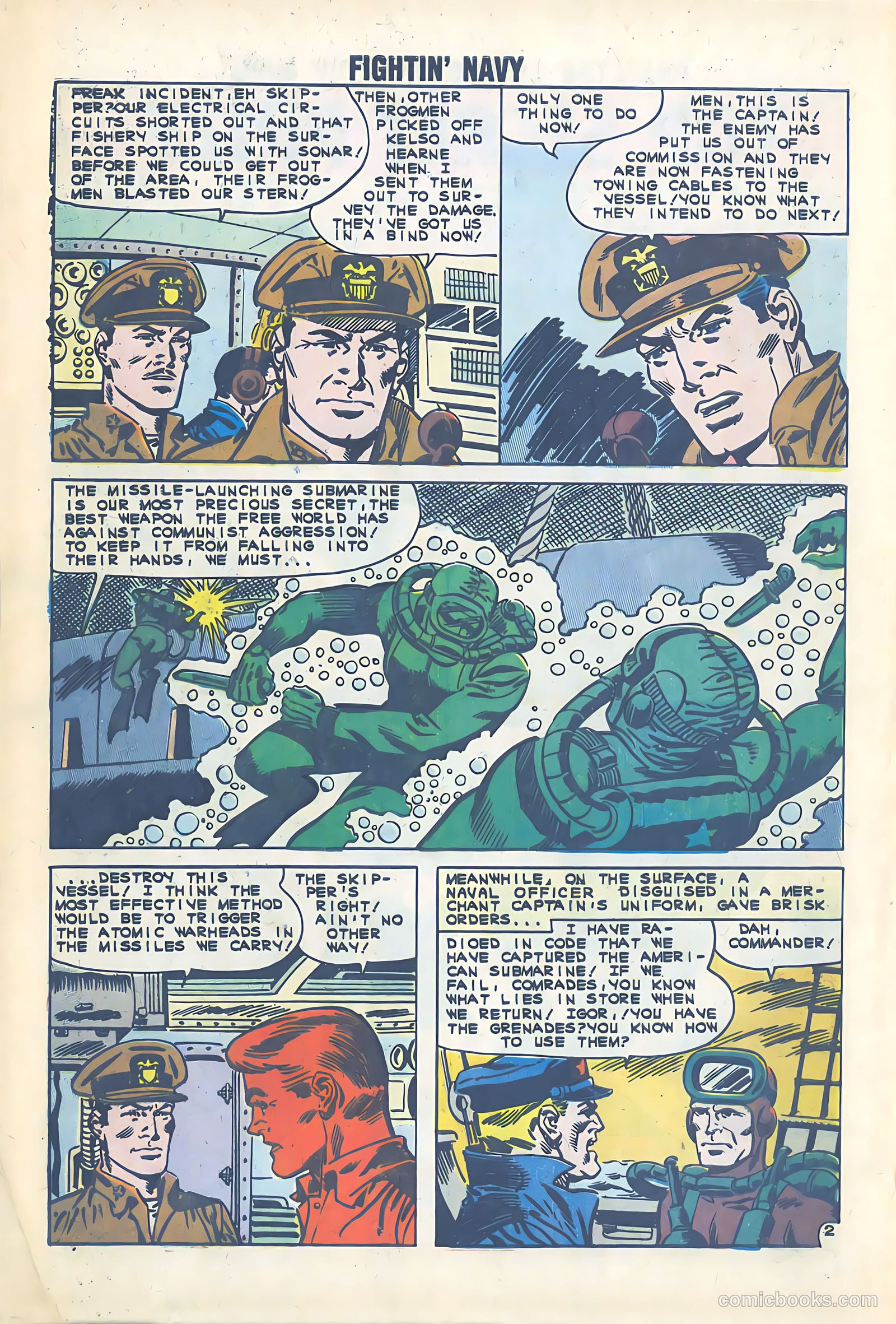 Fightin' Navy #100 — page 4 of 36