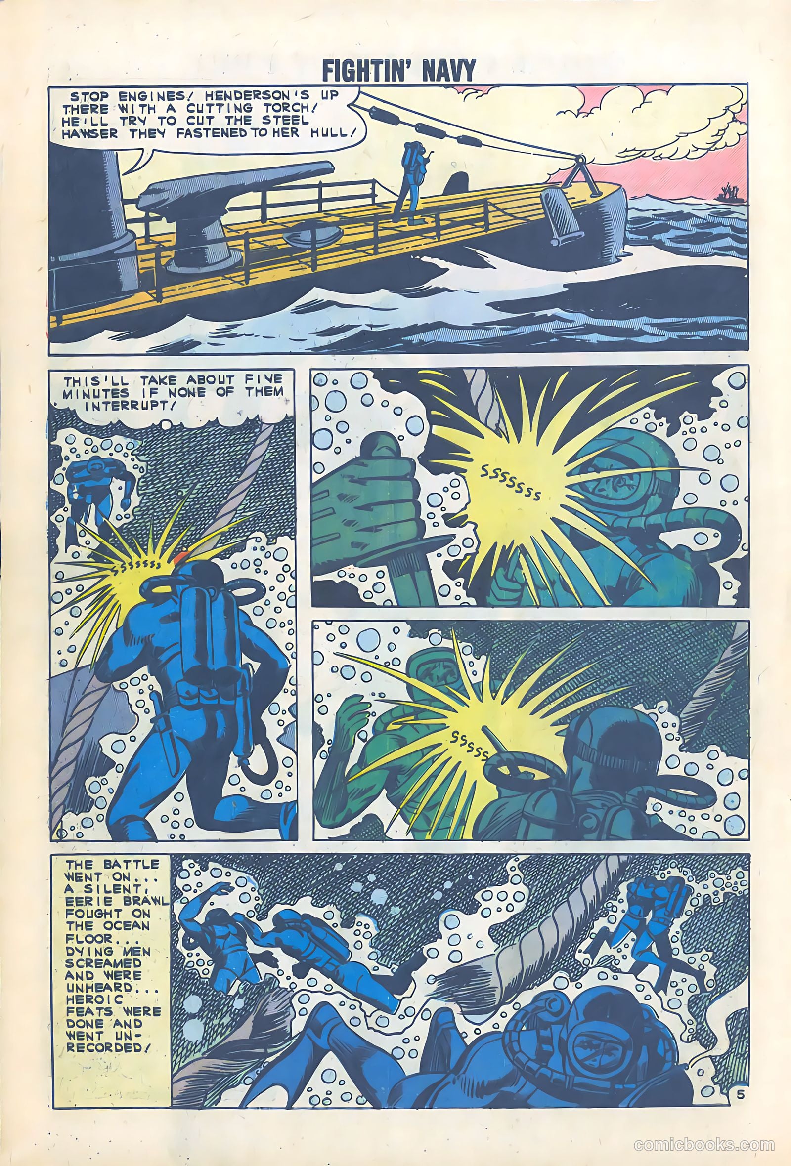 Fightin' Navy #100 — page 8 of 36