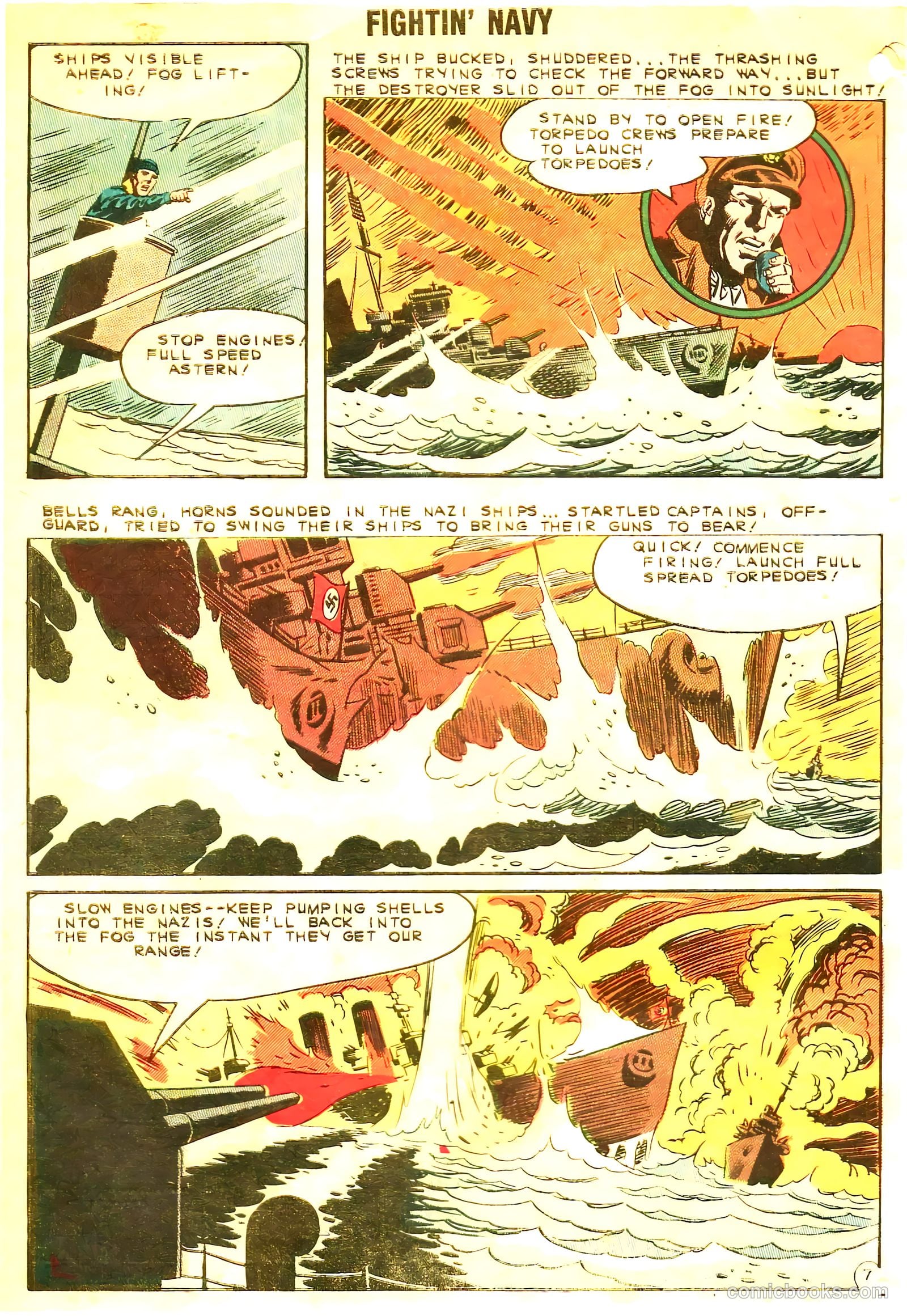 Fightin' Navy #102 — page 32 of 36