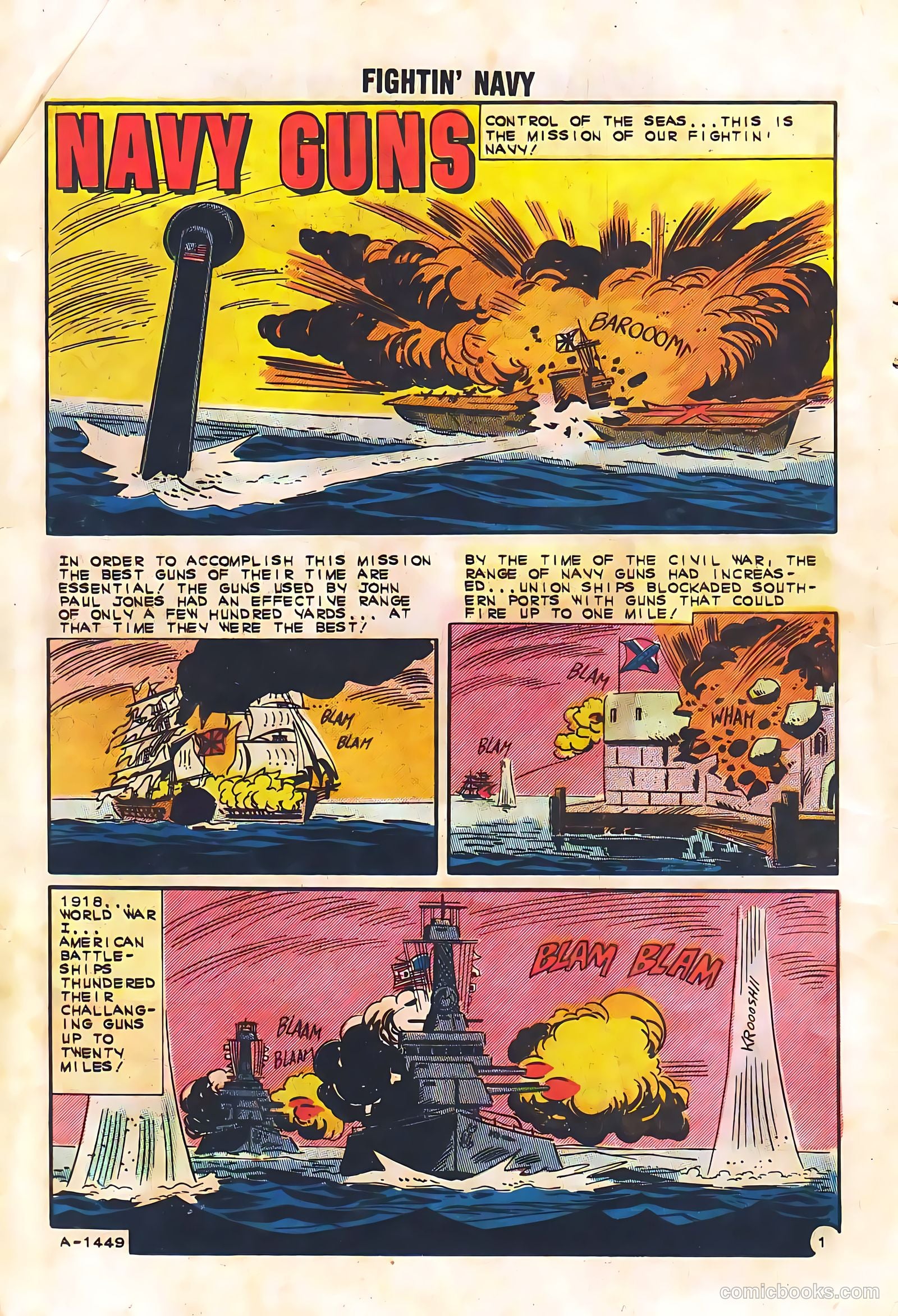 Fightin' Navy #105 — page 12 of 36