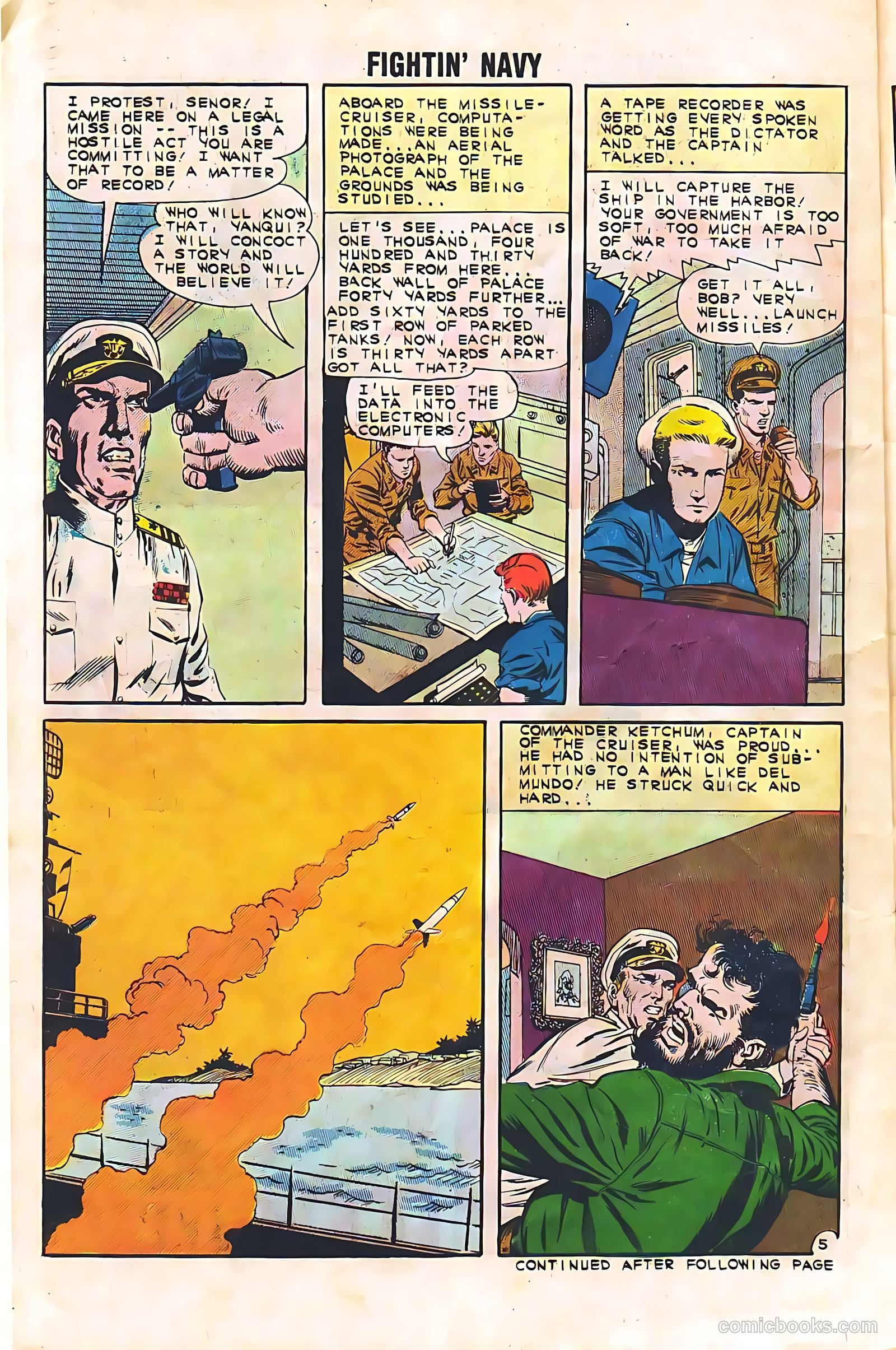Fightin' Navy #105 — page 30 of 36