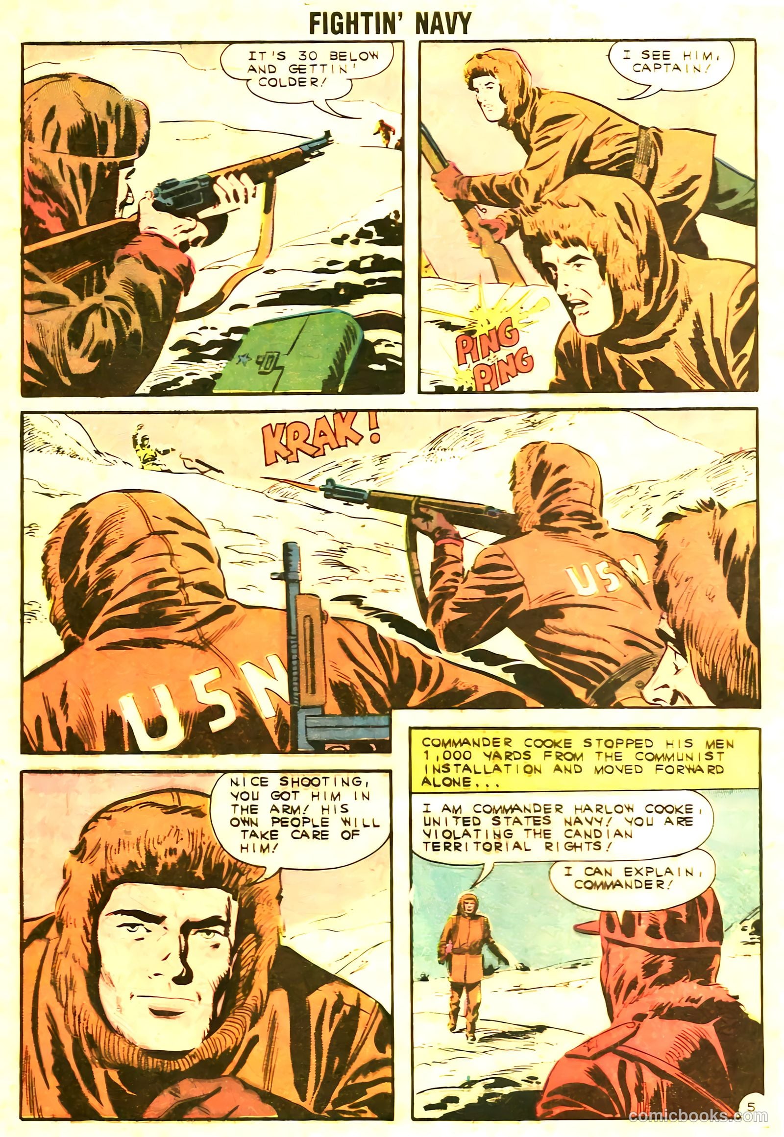 Fightin' Navy #106 — page 8 of 36