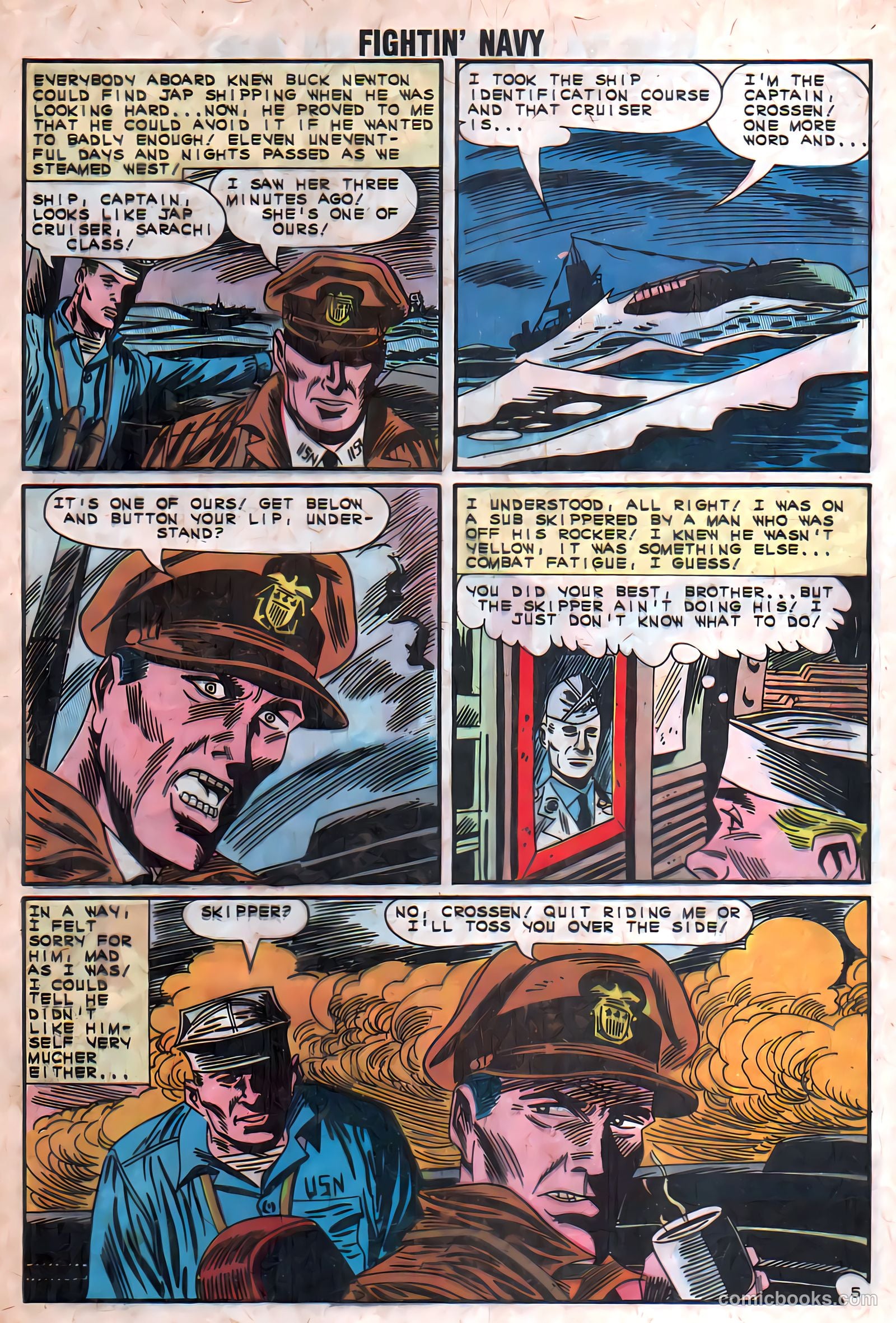 Fightin' Navy #108 — page 8 of 36