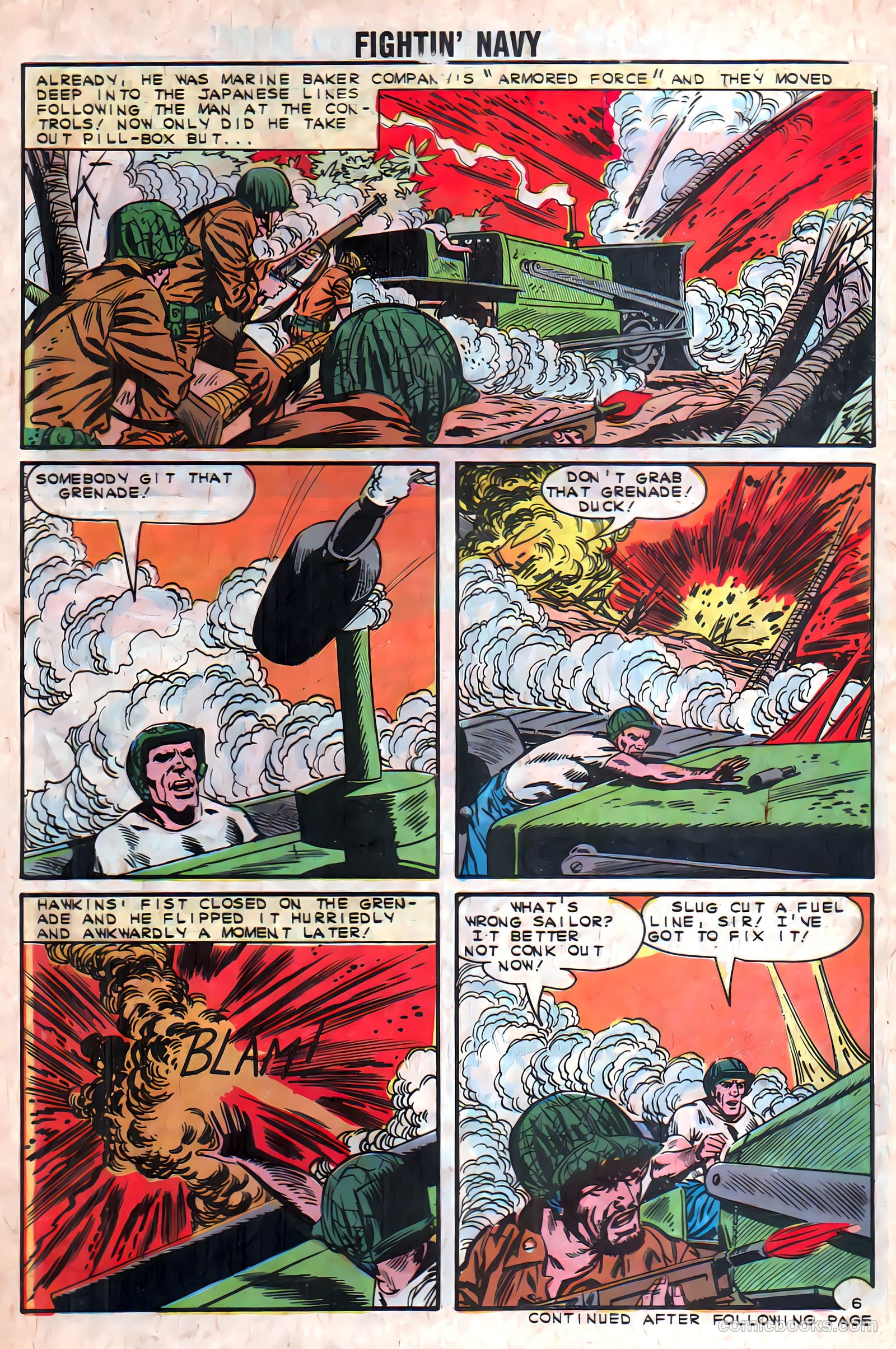 Fightin' Navy #108 — page 30 of 36