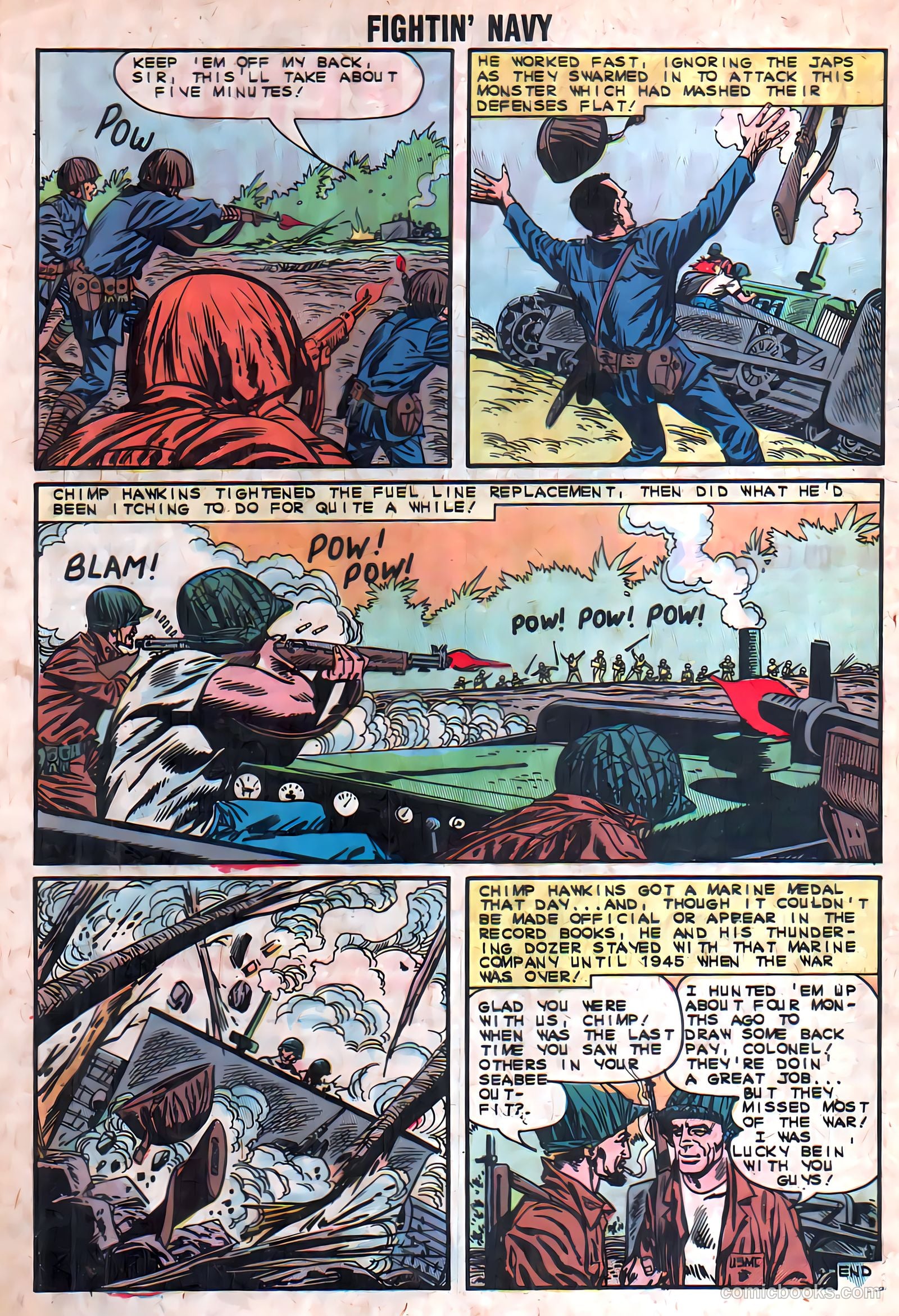 Fightin' Navy #108 — page 32 of 36