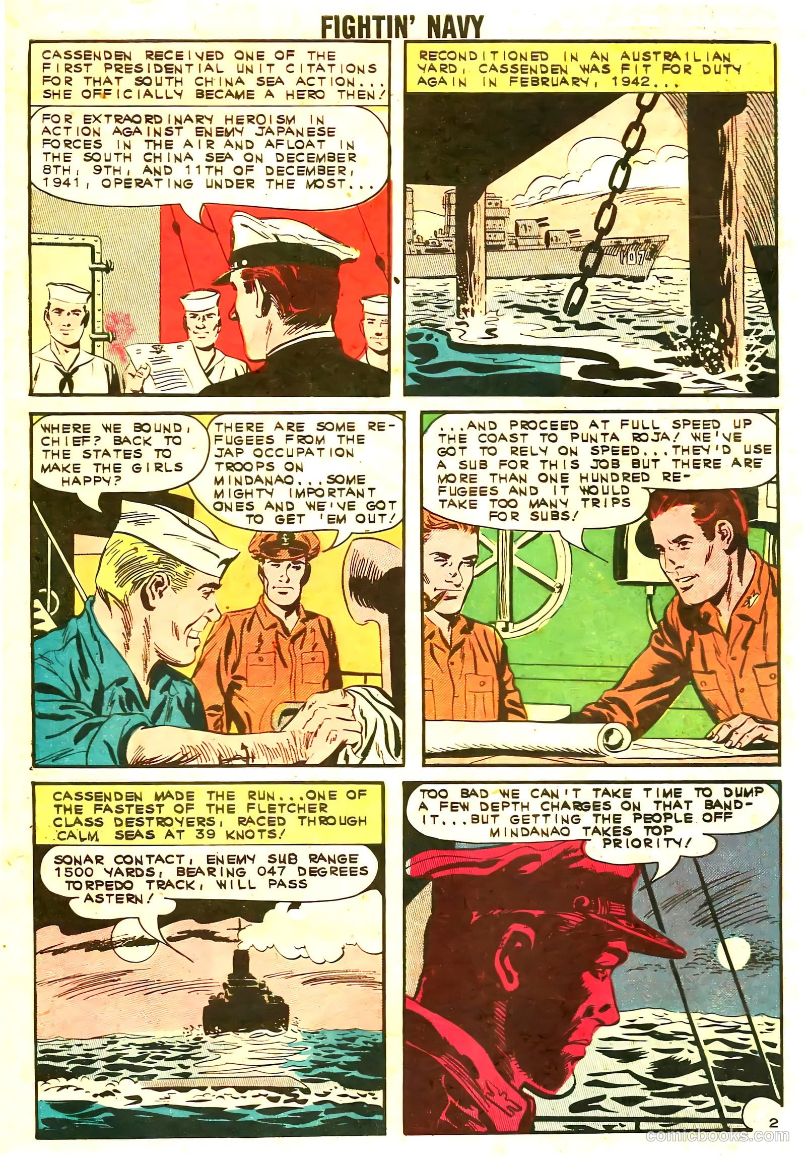 Fightin' Navy #110 — page 10 of 36