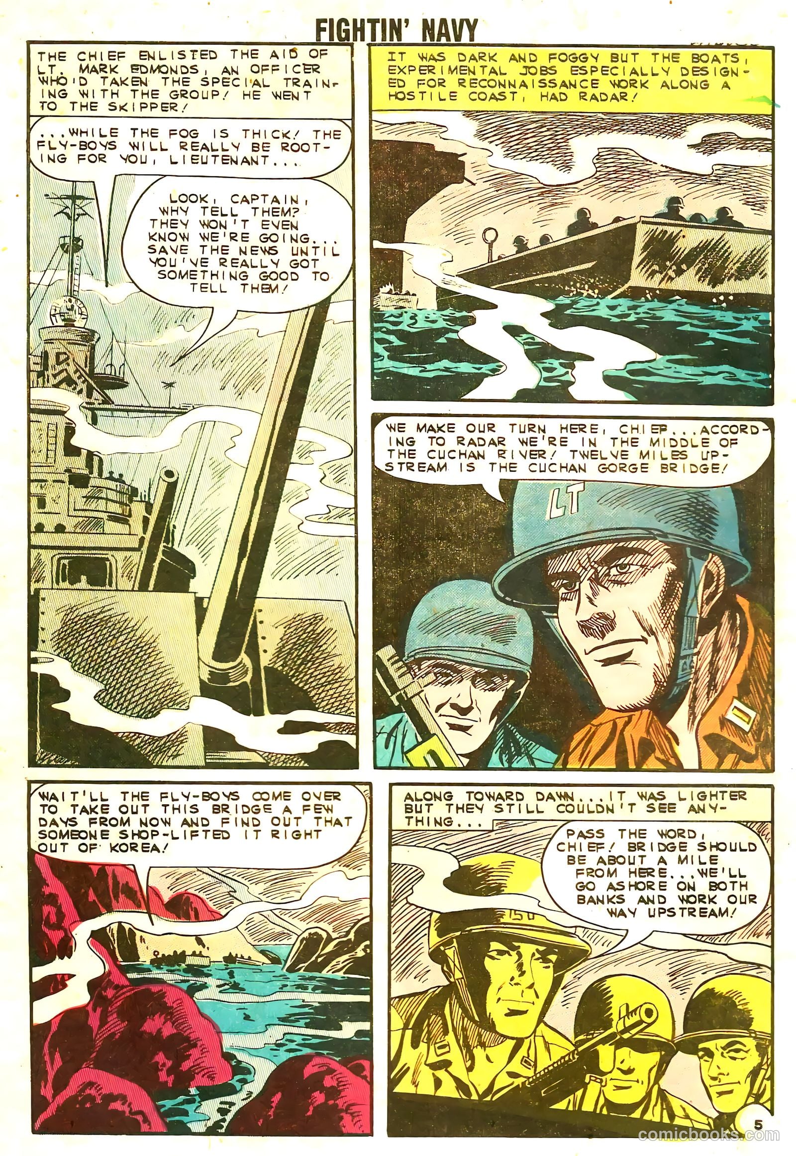 Fightin' Navy #110 — page 32 of 36