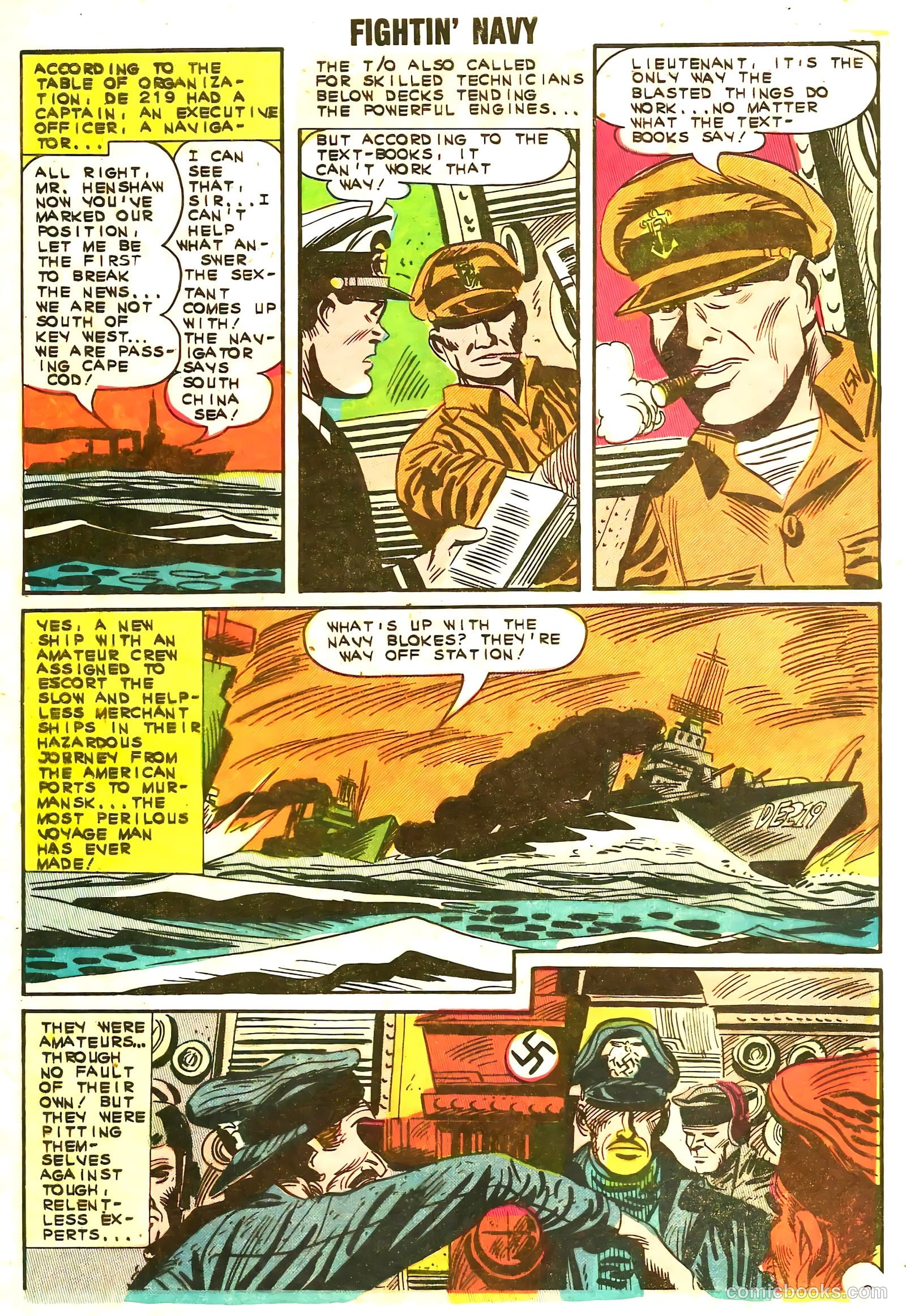 Fightin' Navy #110 — page 33 of 36