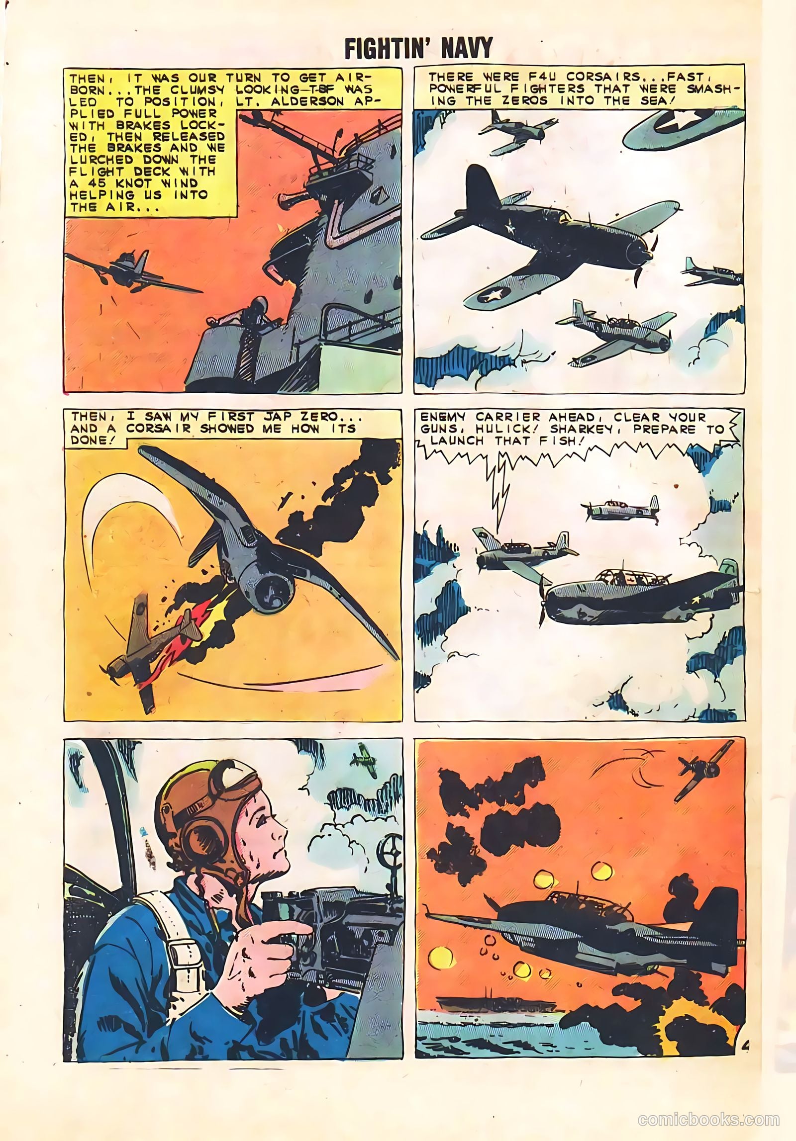 Fightin' Navy #113 — page 32 of 36