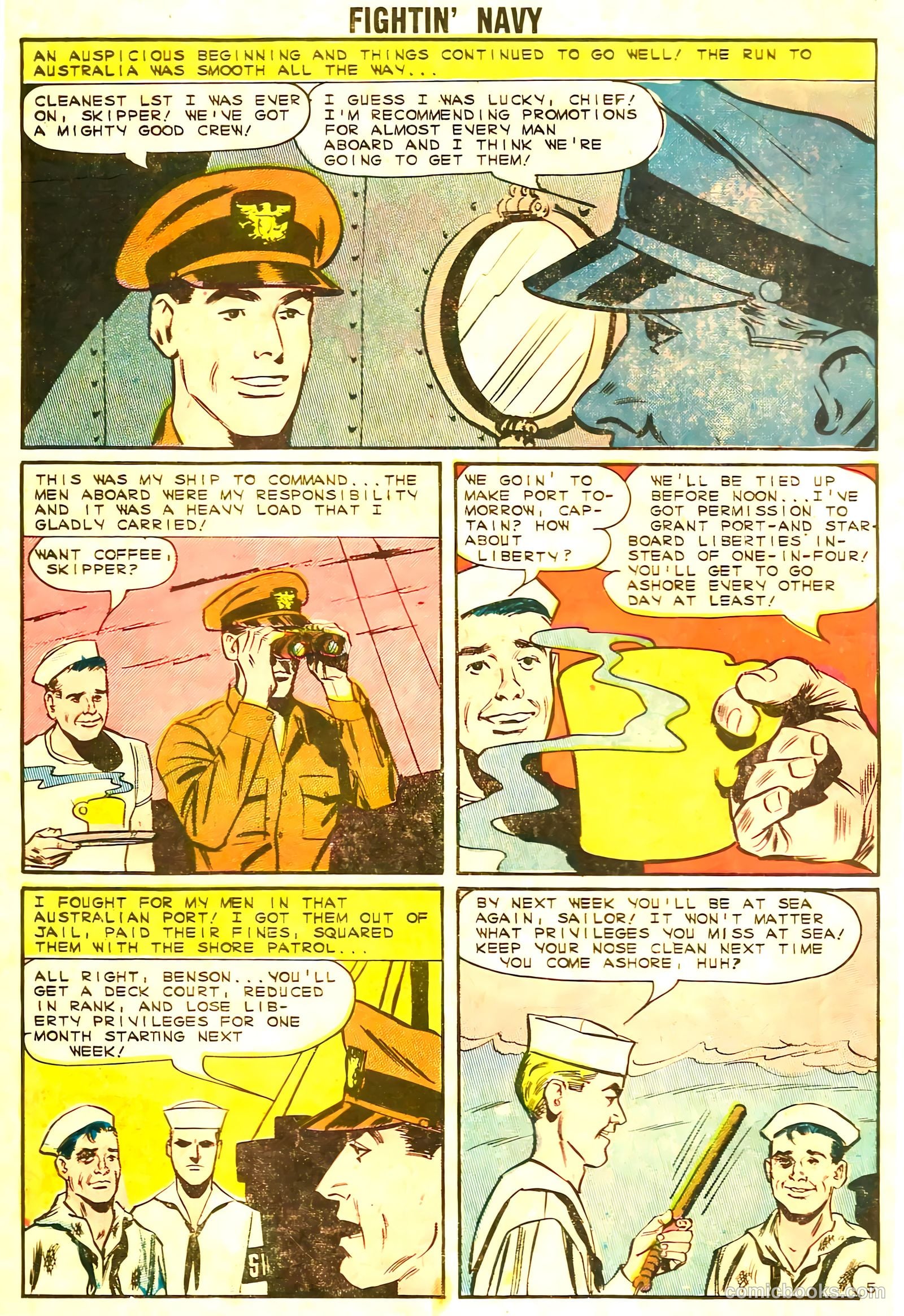 Fightin' Navy #114 — page 18 of 36