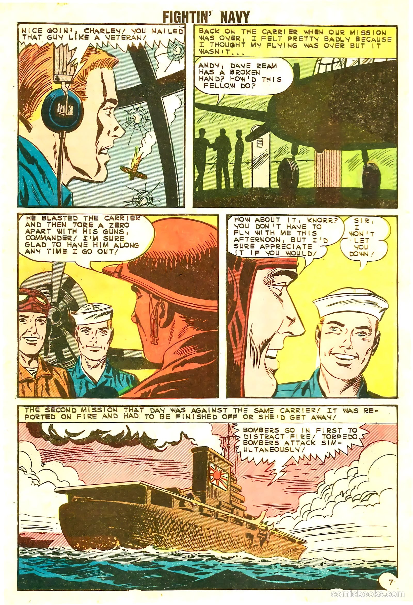 Fightin' Navy #114 — page 32 of 36