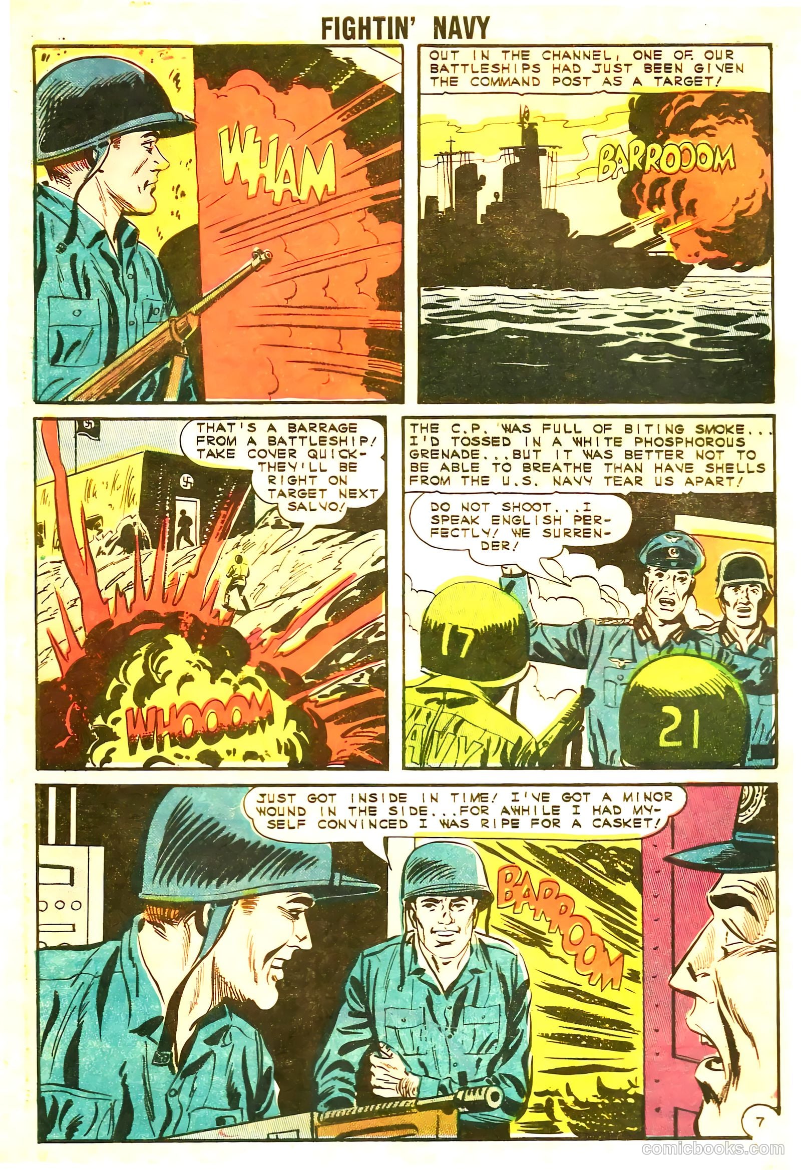 Fightin' Navy #117 — page 32 of 36
