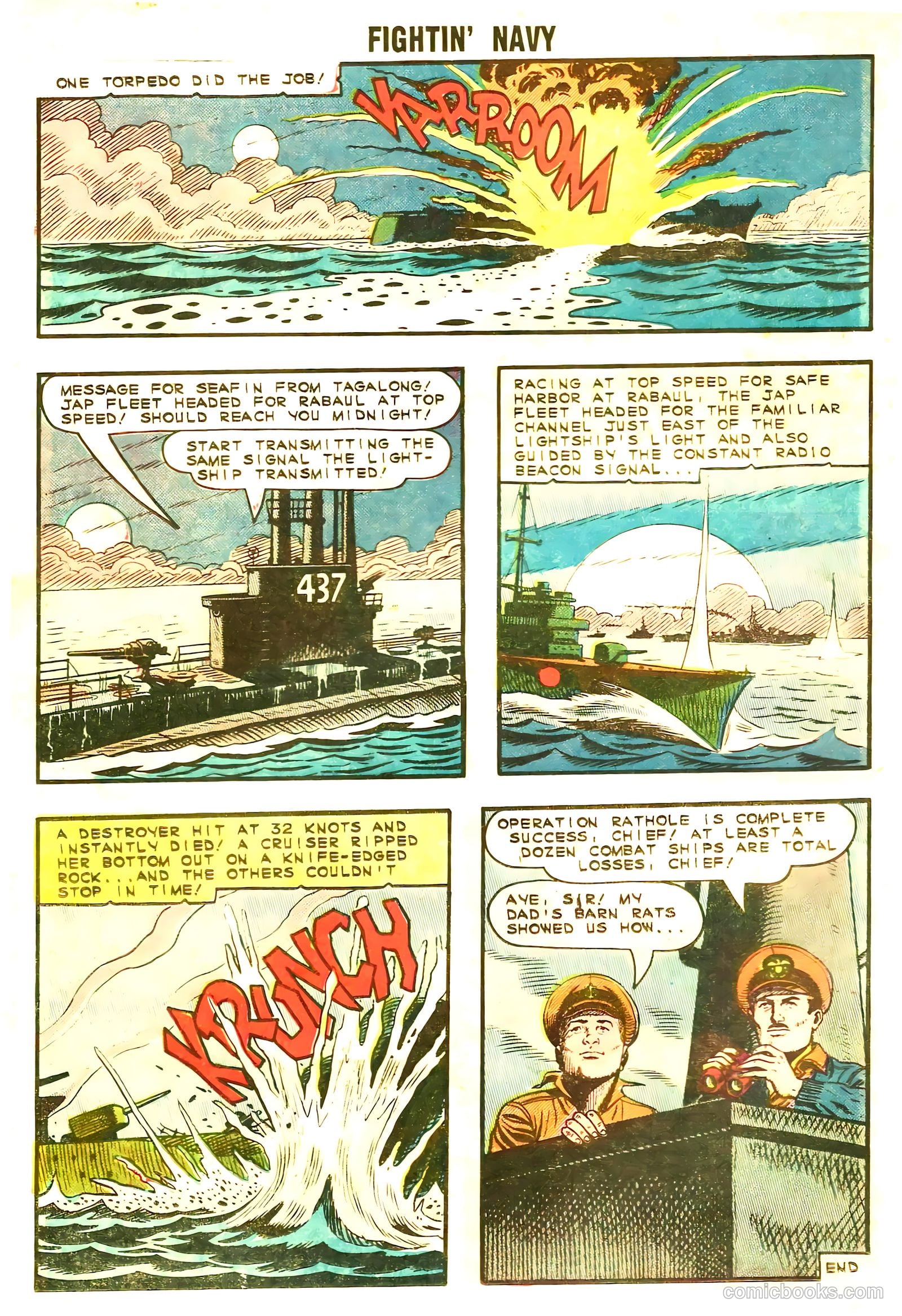 Fightin' Navy #120 — page 12 of 36