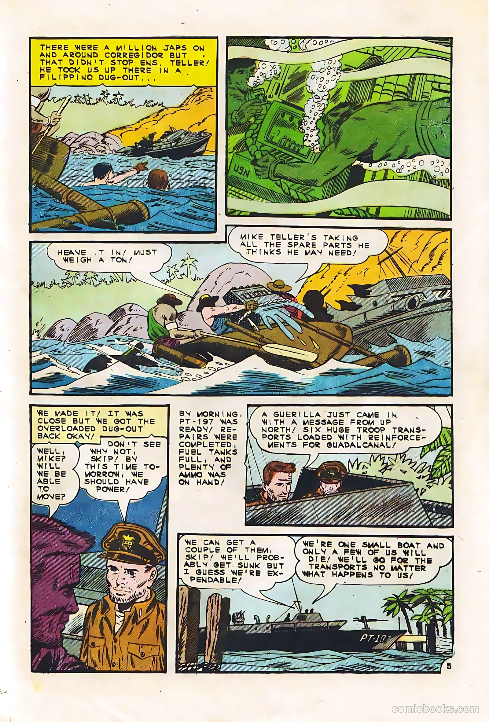 Fightin' Navy #121 — page 9 of 36