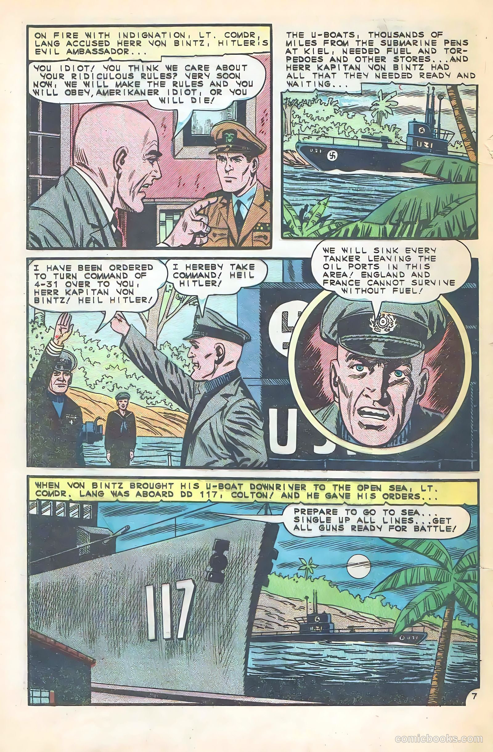 Fightin' Navy #122 — page 32 of 36