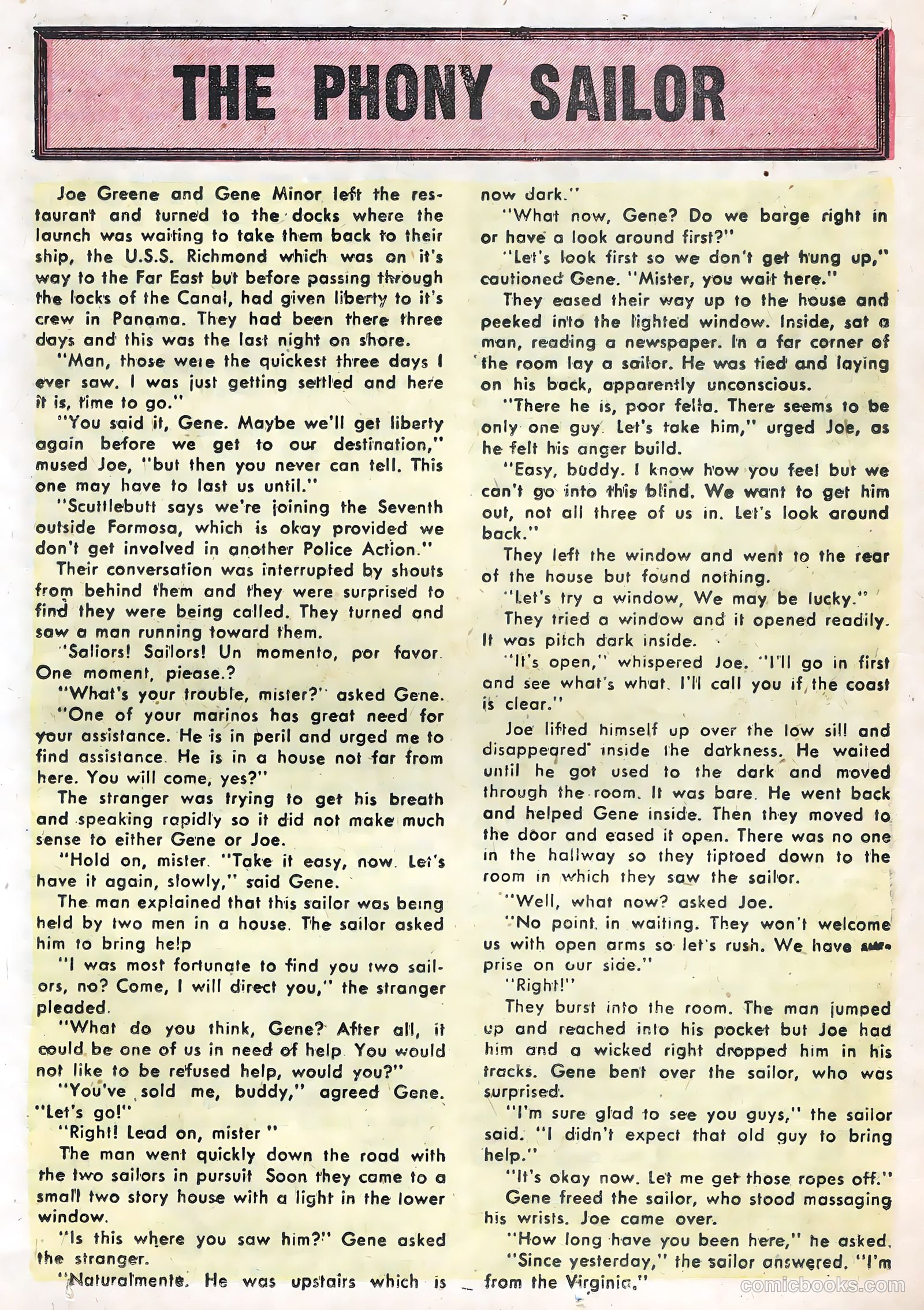 Fightin' Navy #74 — page 25 of 36