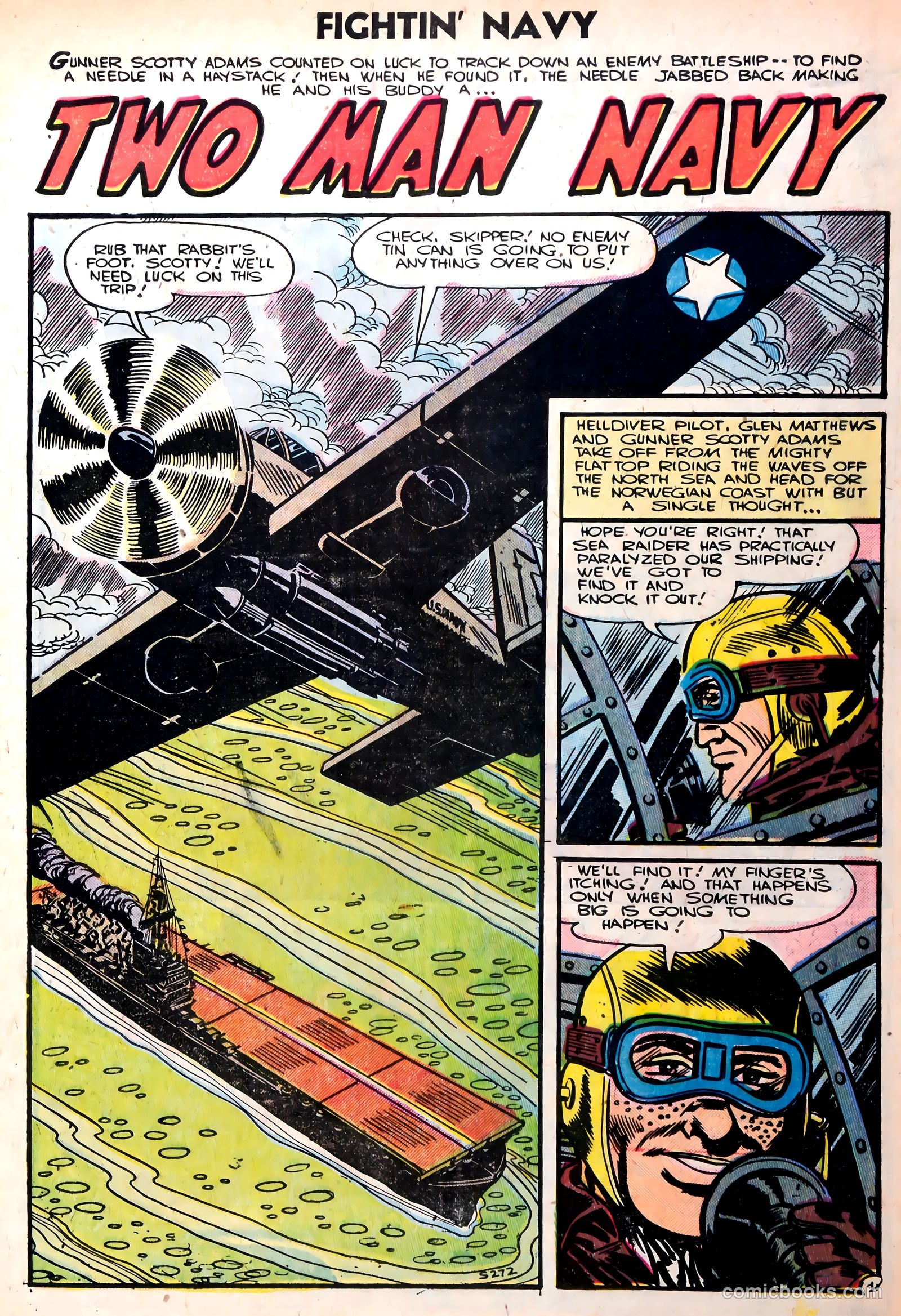 Fightin' Navy #75 — page 3 of 36